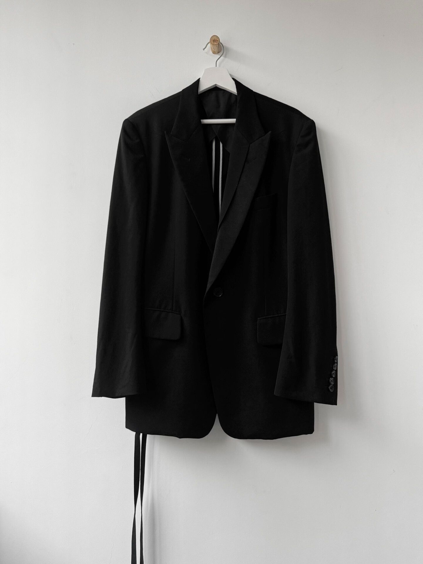 Y's for Men Yohji Yamamoto Y's Black Suit Jacket Size US M / EU 48-50 / 2 - 1 Thumbnail
