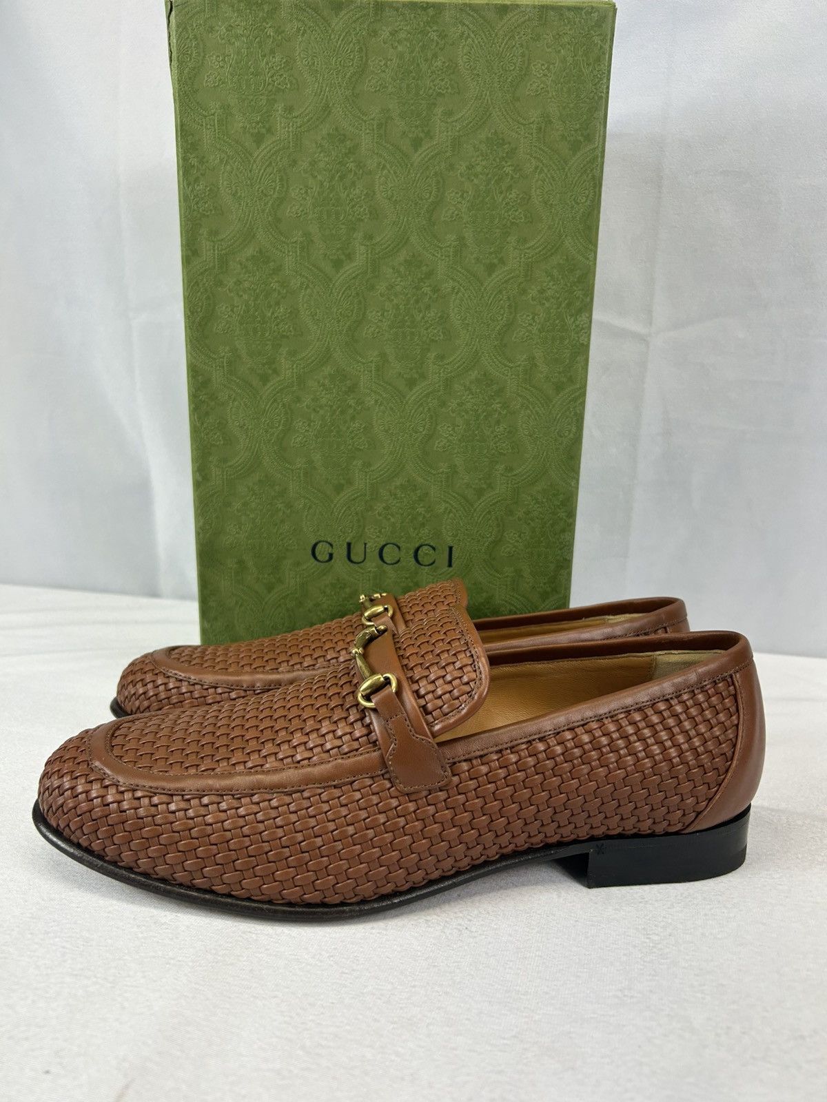 Gucci GUCCI Gucci Horsebit Crochet Leather Loafers Size US 9 / EU 42 - 1 Thumbnail