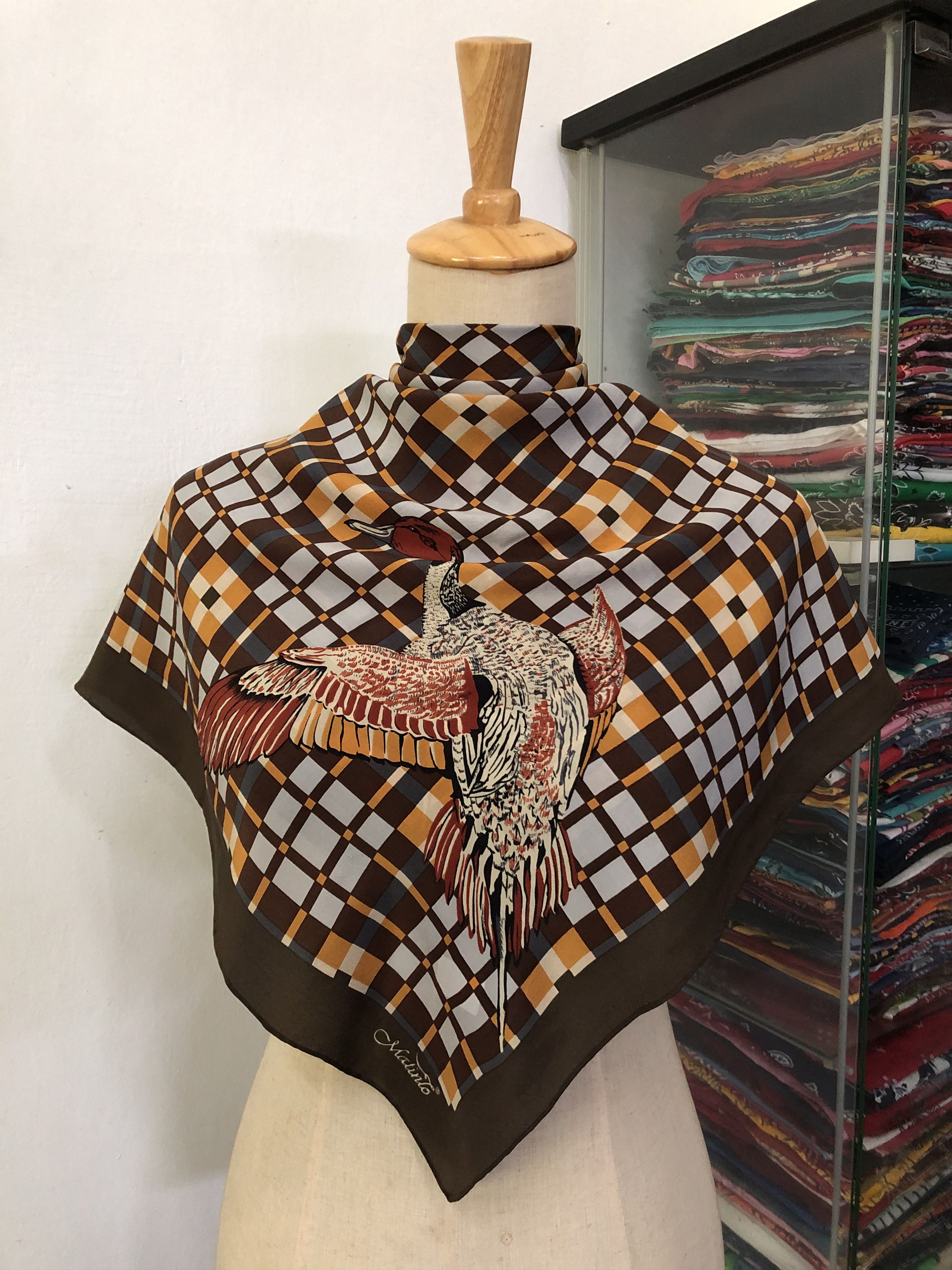 Vintage Vintage Matinlo Silk Scarf Size ONE SIZE - 1 Thumbnail