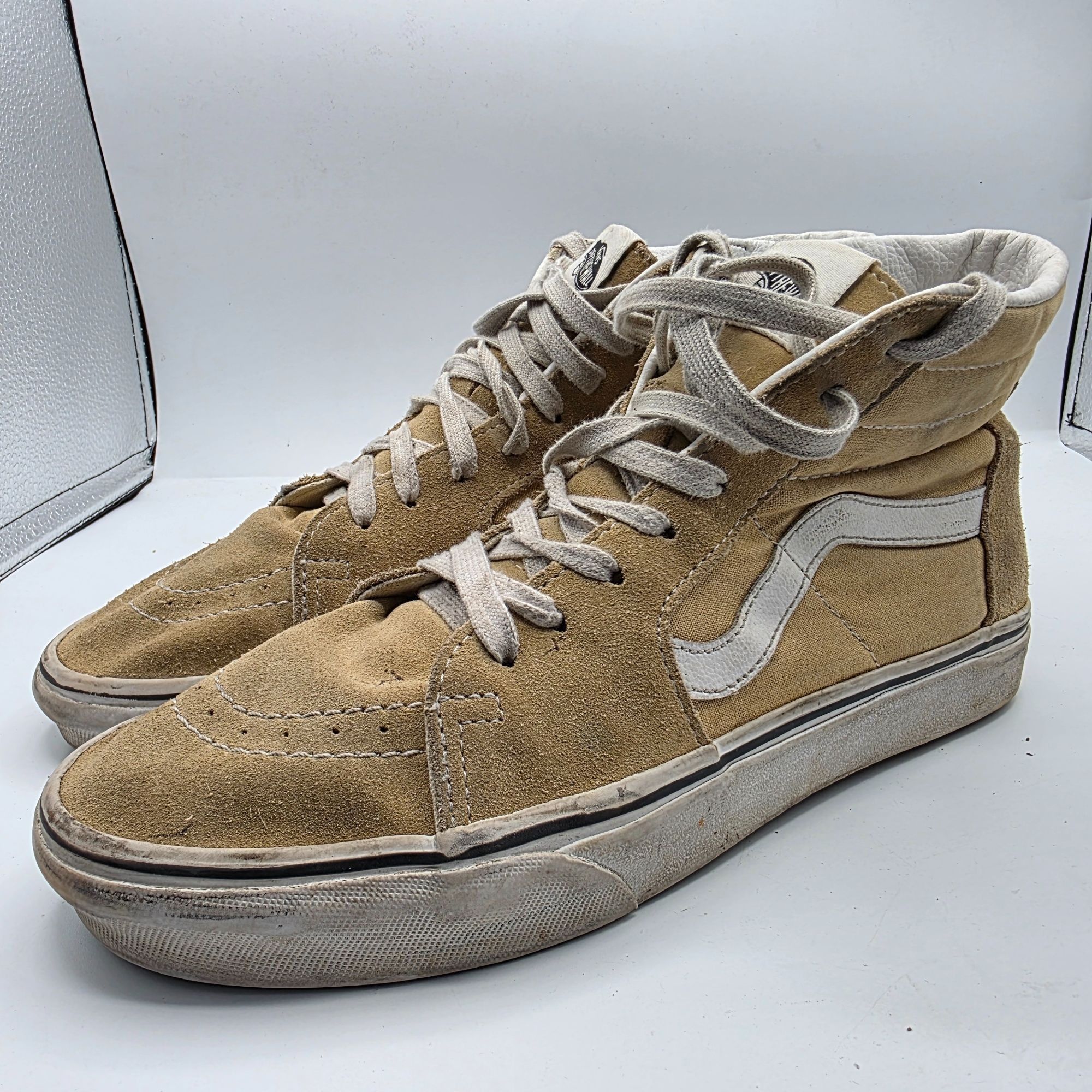Vans Vans Sk8 Hi Mens Size 9 Mustard Yellow Sneaker Shoes Casual Size US 9 / EU 42 - 4 Thumbnail