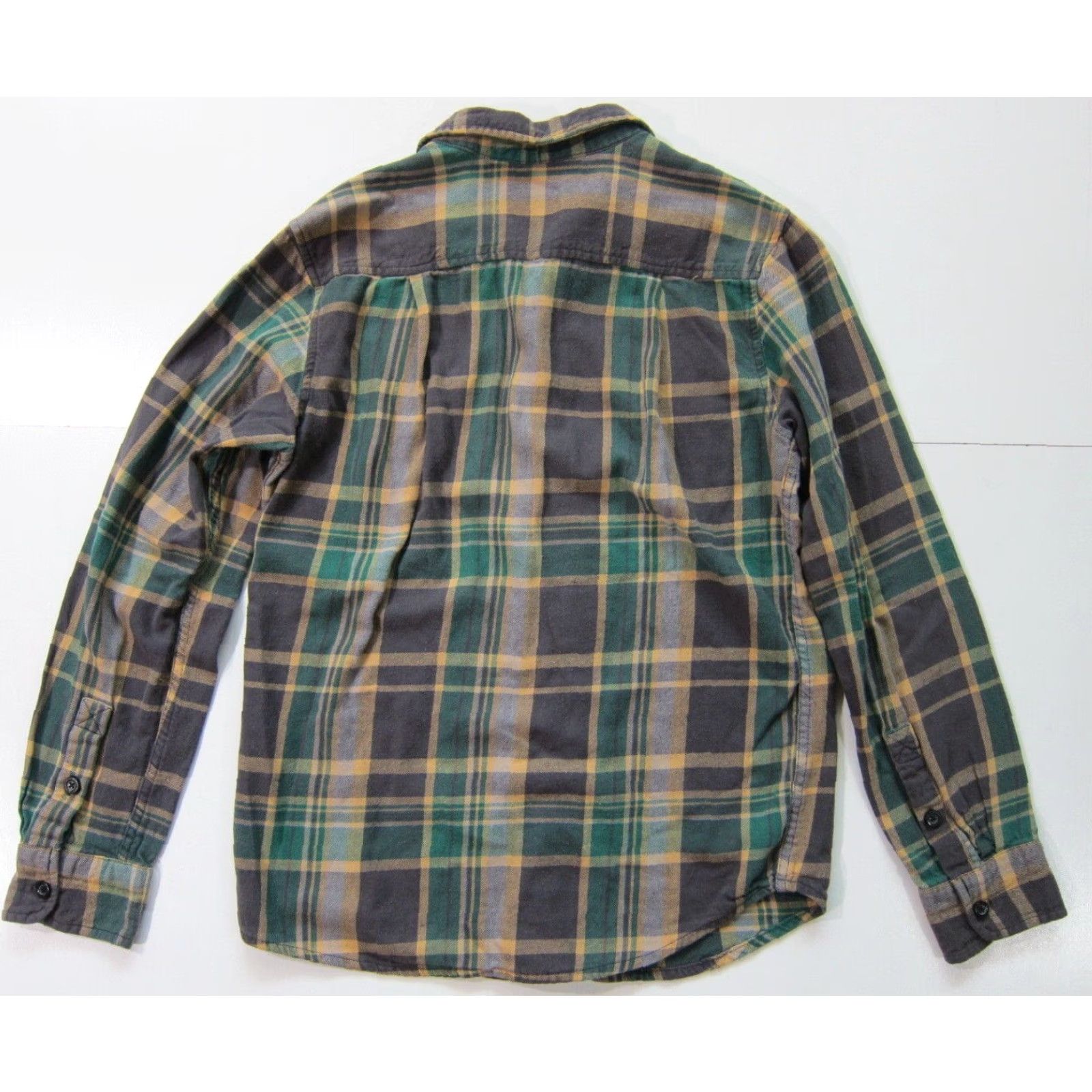 Quiksilver Quiksilver 100% Cotton Green Plaid Flannel Long Sleeve Shirt Men Small Size US S / EU 44-46 / 1 - 2 Thumbnail