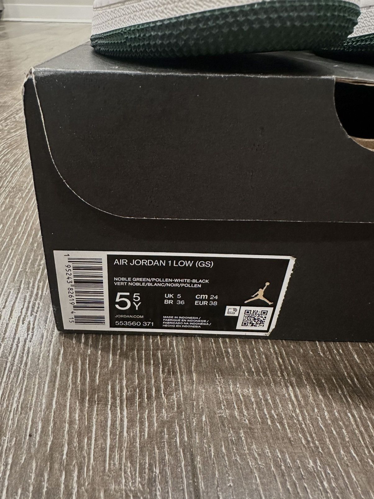Jordan Brand Jordan 1 Low Noble Green Size US 5.5 / EU 38 - 5 Thumbnail