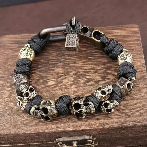 Japanese Brand Skull Bracelets Size ONE SIZE - 3 Thumbnail