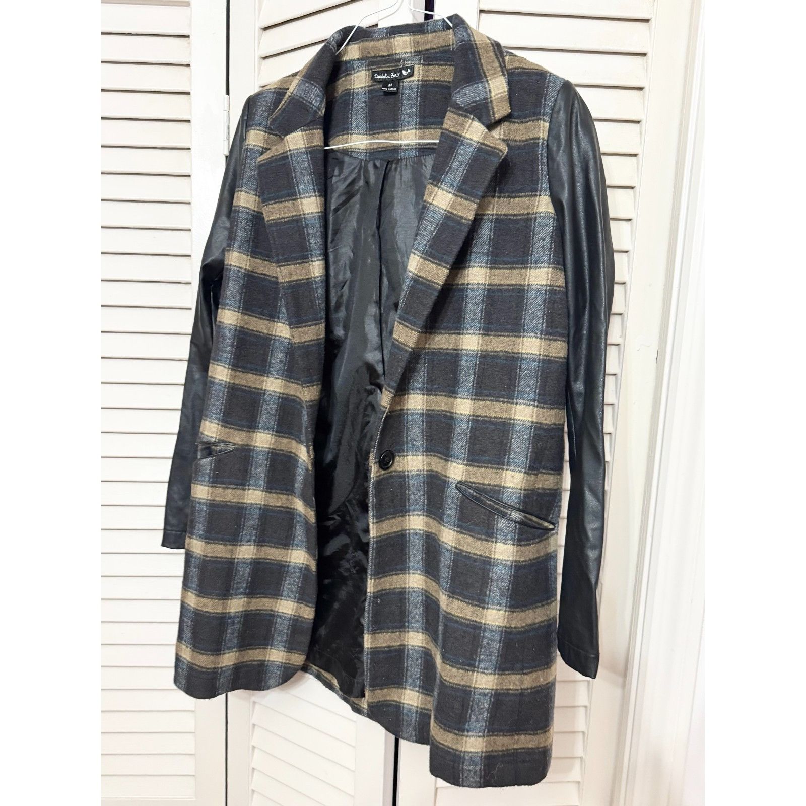 Other Double Zero Plaid Coat Jacket size M Size M / US 6-8 / IT 42-44 - 2 Thumbnail