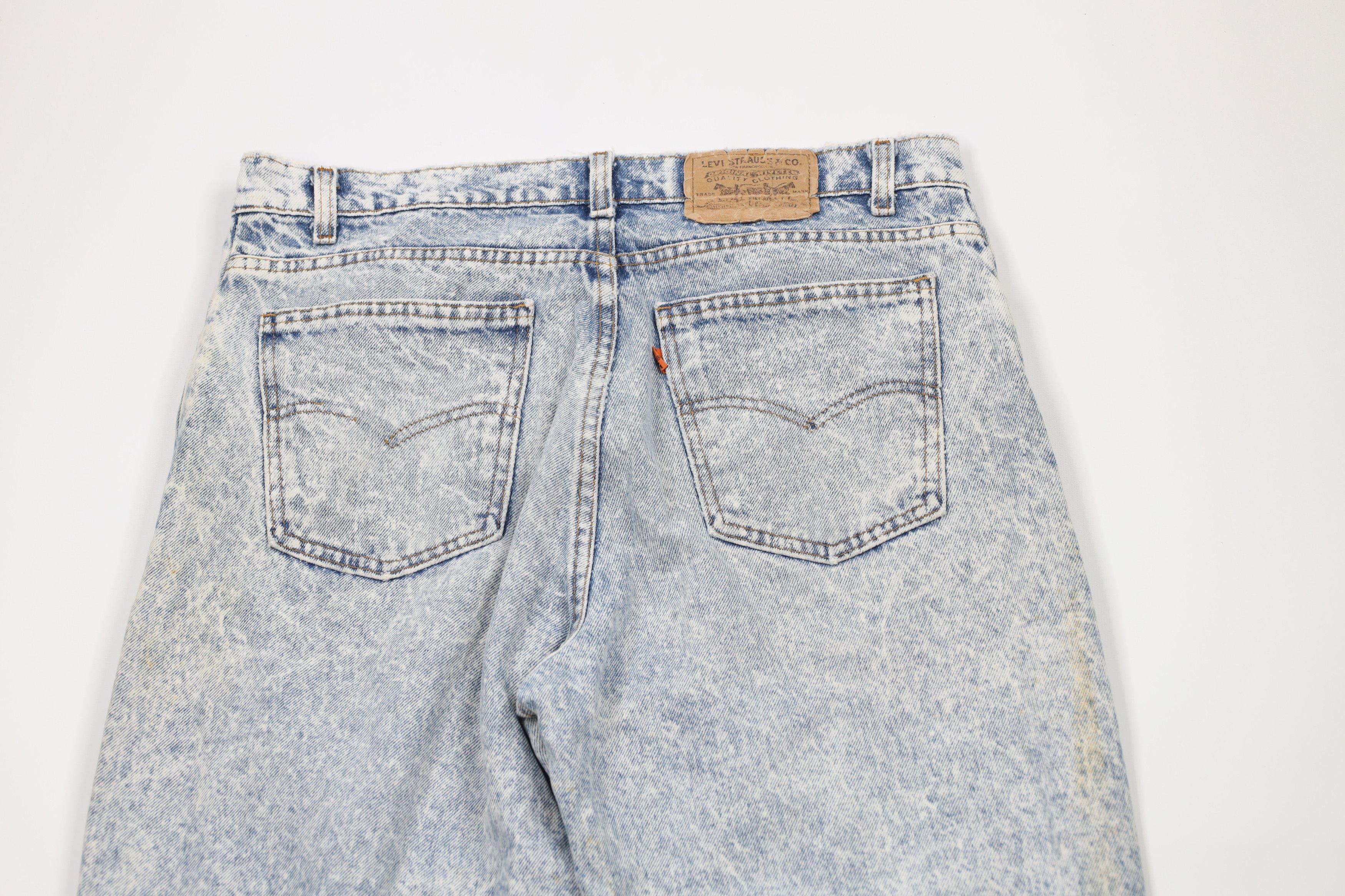 Levi's × Vintage Vintage 80s 90s Levis 554 Acid Wash Tapered Leg Jeans USA Size US 34 / EU 50 - 12 Thumbnail