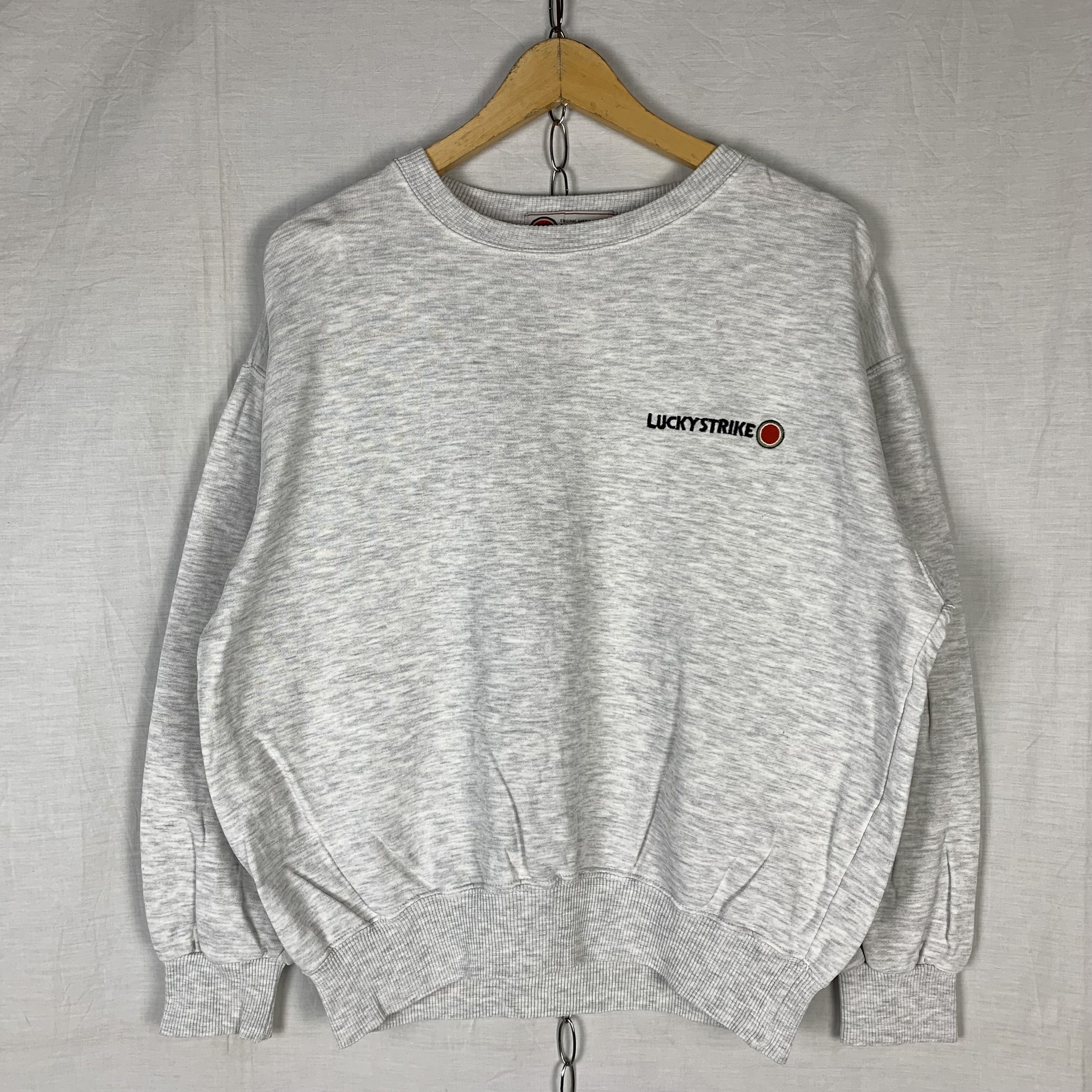 Vintage Vintage Lucky Strike Sweatshirt Crewneck Size US M / EU 48-50 / 2 - 1 Thumbnail