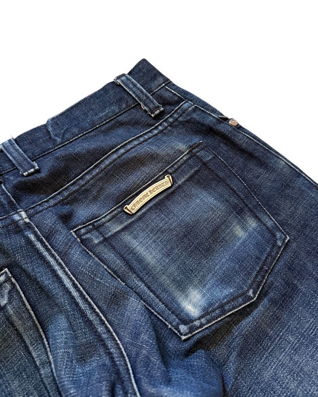 Chrome Hearts chrome hearts denim indigo flare Size US 30 / EU 46 - 7 Thumbnail