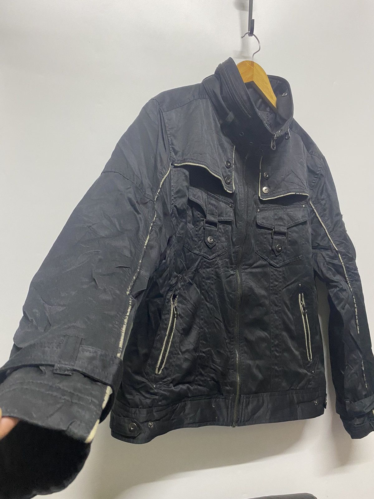 14th Addiction Create Barefoot Japanese Punk Style Multi Pocket Jacket Size US XL / EU 56 / 4 - 6 Thumbnail