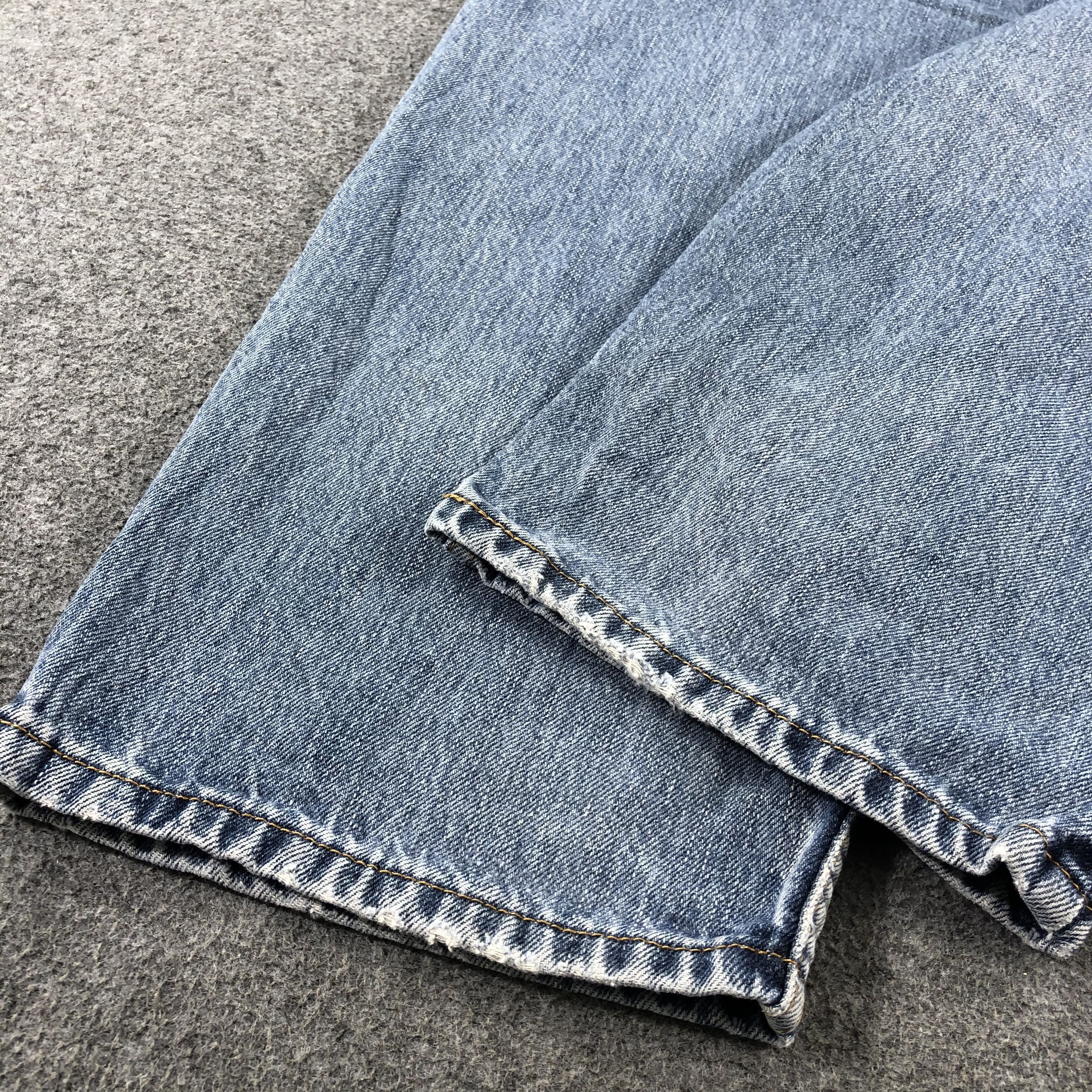 Levi's Vintage Blue Wash Levis 550 Jeans-J2563 Size US 35 - 6 Thumbnail