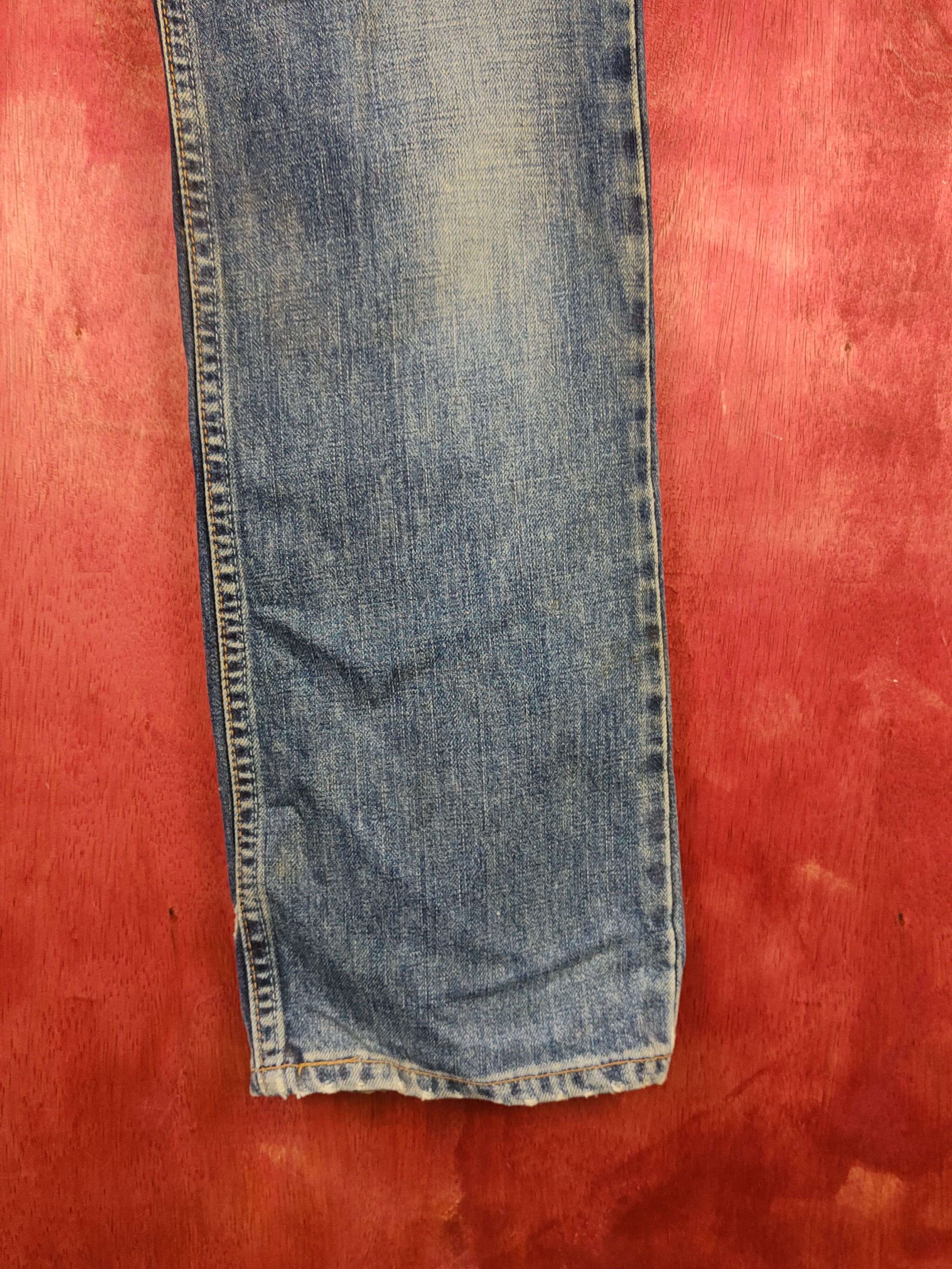 Levi's Levi's Dark Blue Faded Distressed Ripped Jeans #S1836 Size US 28 / EU 44 - 6 Thumbnail