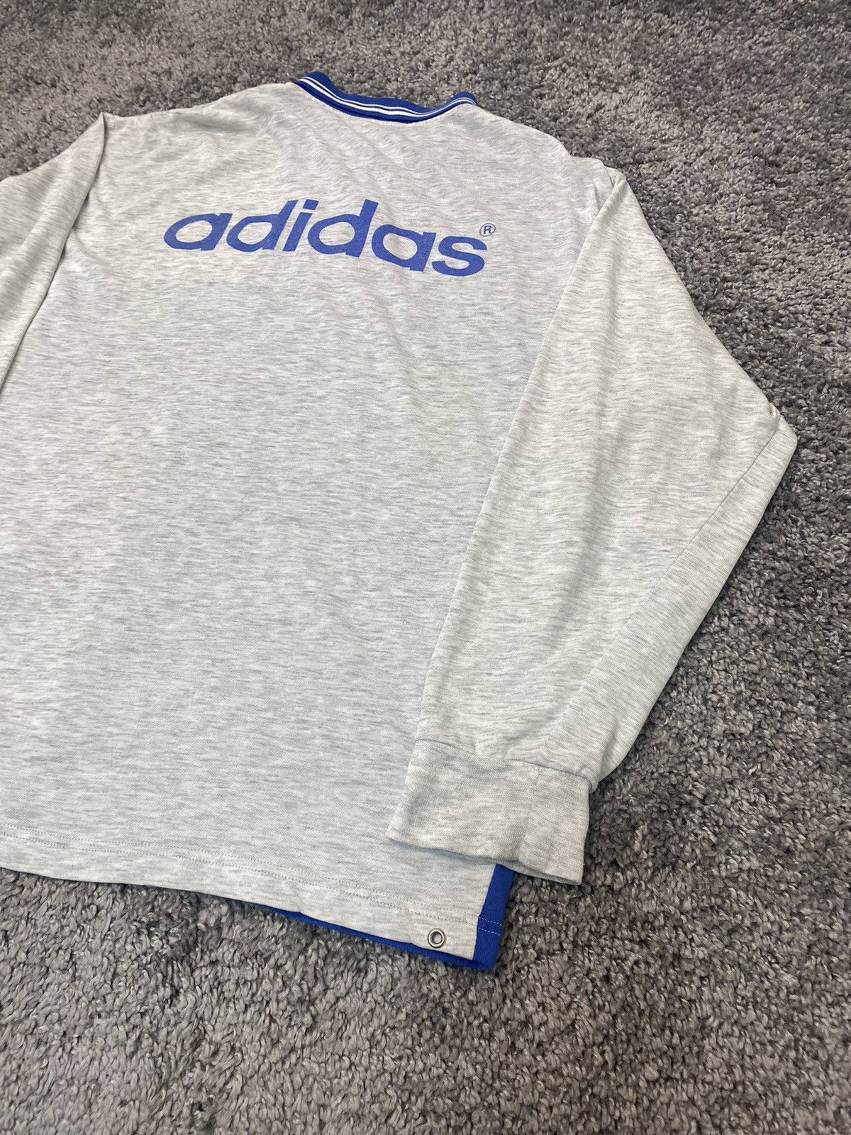 Adidas × Vintage Vintage 90s Adidas Sport The Attitude Long Sleeve Size US M / EU 48-50 / 2 - 15 Thumbnail