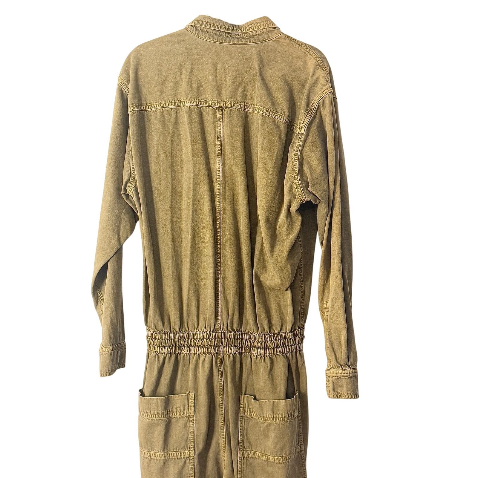 Isabel Marant Isabel Marant Khaki Vyns Jumpsuit Size ONE SIZE - 2 Thumbnail