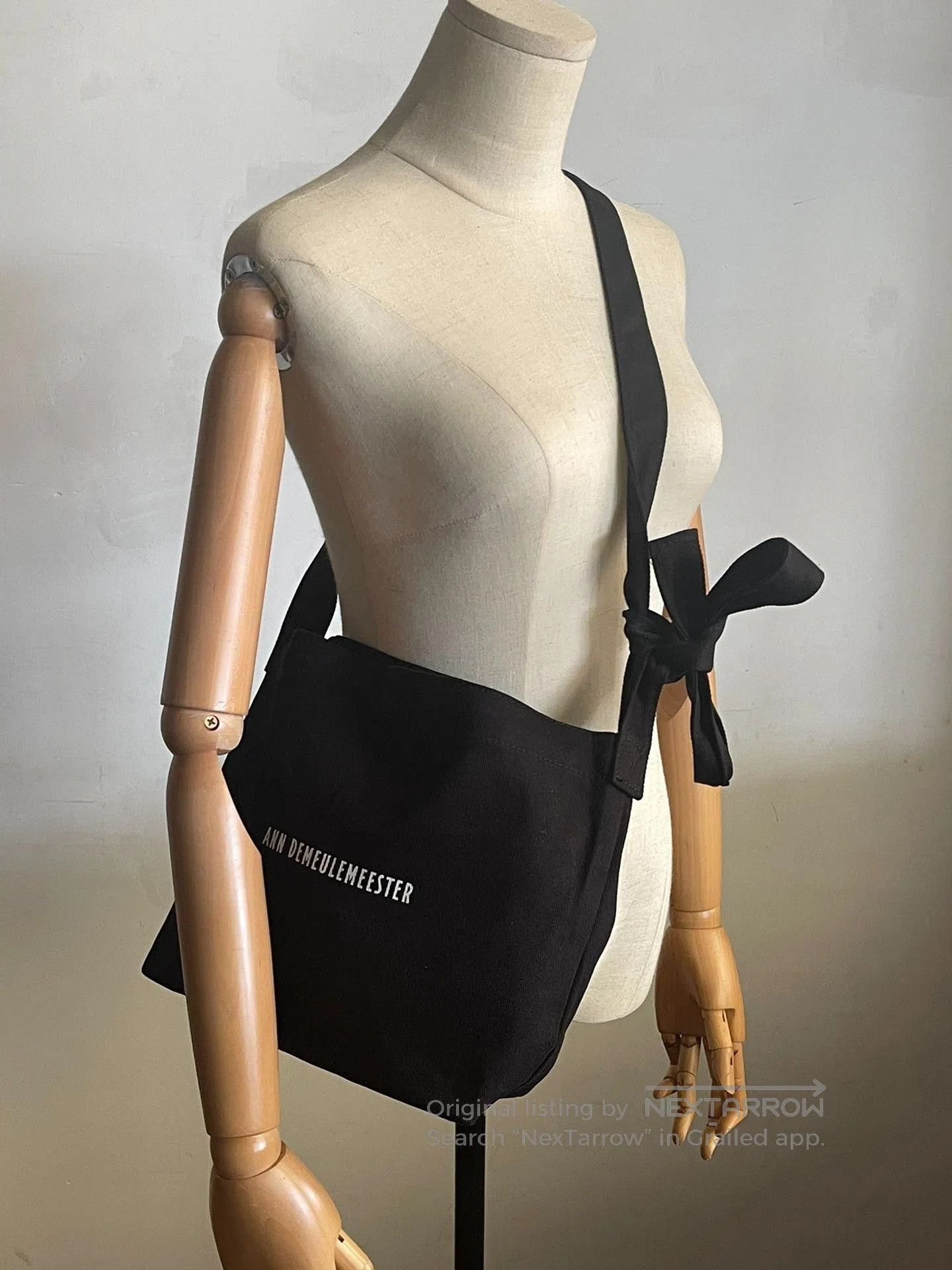 Ann Demeulemeester Ann Demeulemeester 2way Canvas Crossbody Bag. Size ONE SIZE - 5 Thumbnail