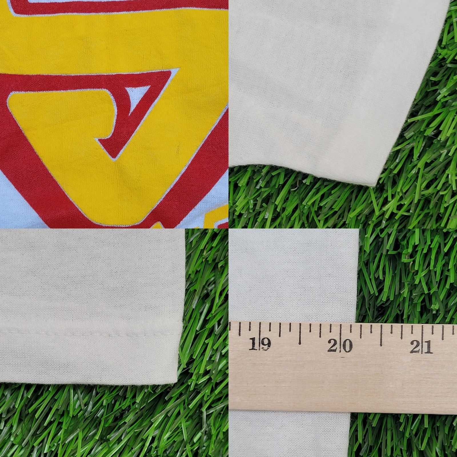 Vintage VINTAGE 80S Superwoman Shirt Womens Large 20x27 White (Shirt) Size L / US 10 / IT 46 - 8 Thumbnail