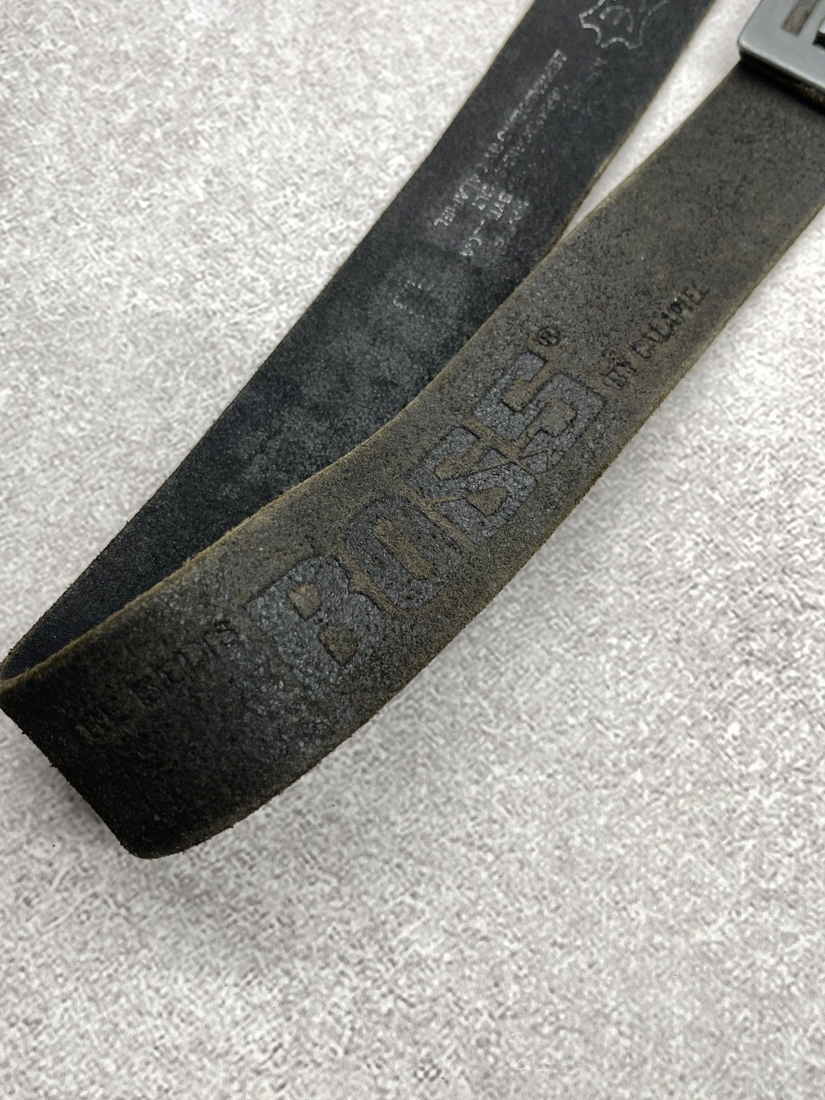 Hugo Boss Vintage Hugo Boss by Calapiel Leather Belt Size ONE SIZE - 5 Thumbnail
