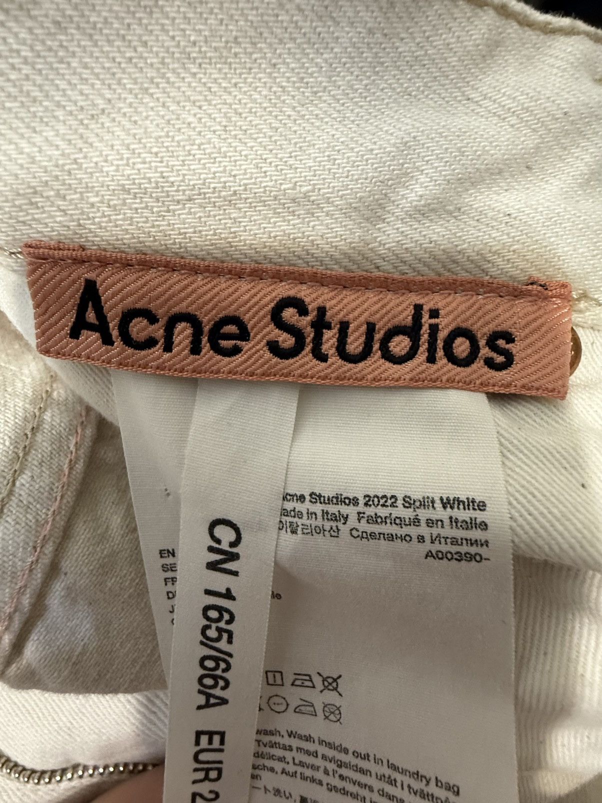 Acne Studios Acne Studios 2022 Split White Jeans Size 26" / US 2 / IT 38 - 7 Thumbnail