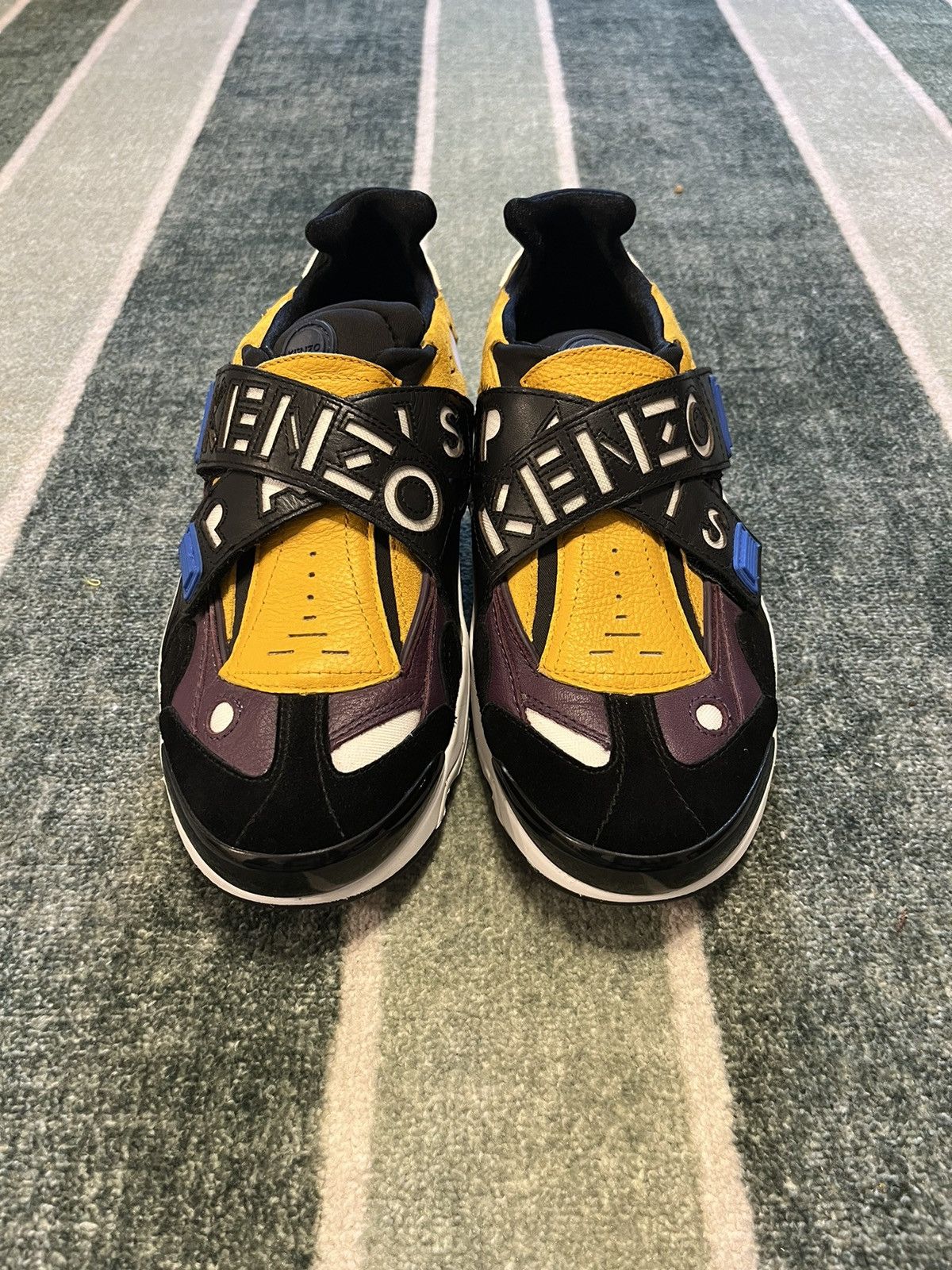 Kenzo Kenzo Sonic Scratch Velcro Sneakers Sz 41 Size US 8.5 / EU 41-42 - 2 Thumbnail