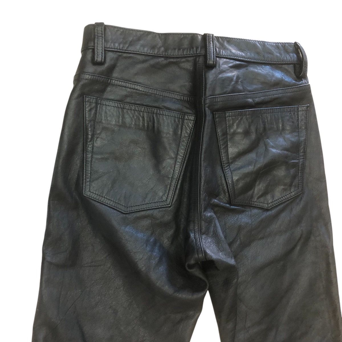 BIGI × Leather Men’s Bigi Cowhide Leather Pants Size US 27 - 6 Thumbnail