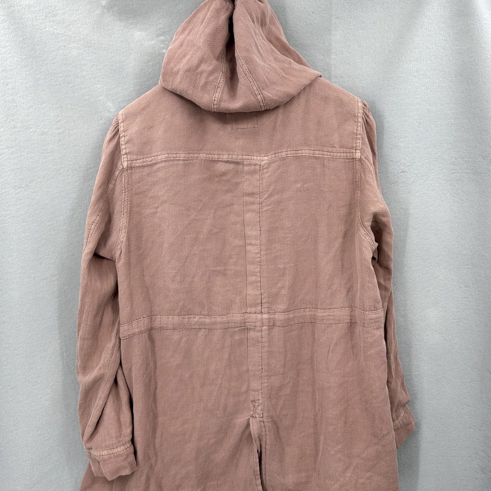 Torrid Torrid Twill Anorak Jacket Womens 14W Pink Full Zip Hooded Lightweight Casual Plus Size 14W Womens Jacket Size XL / US 12-14 / IT 48-50 - 6 Thumbnail