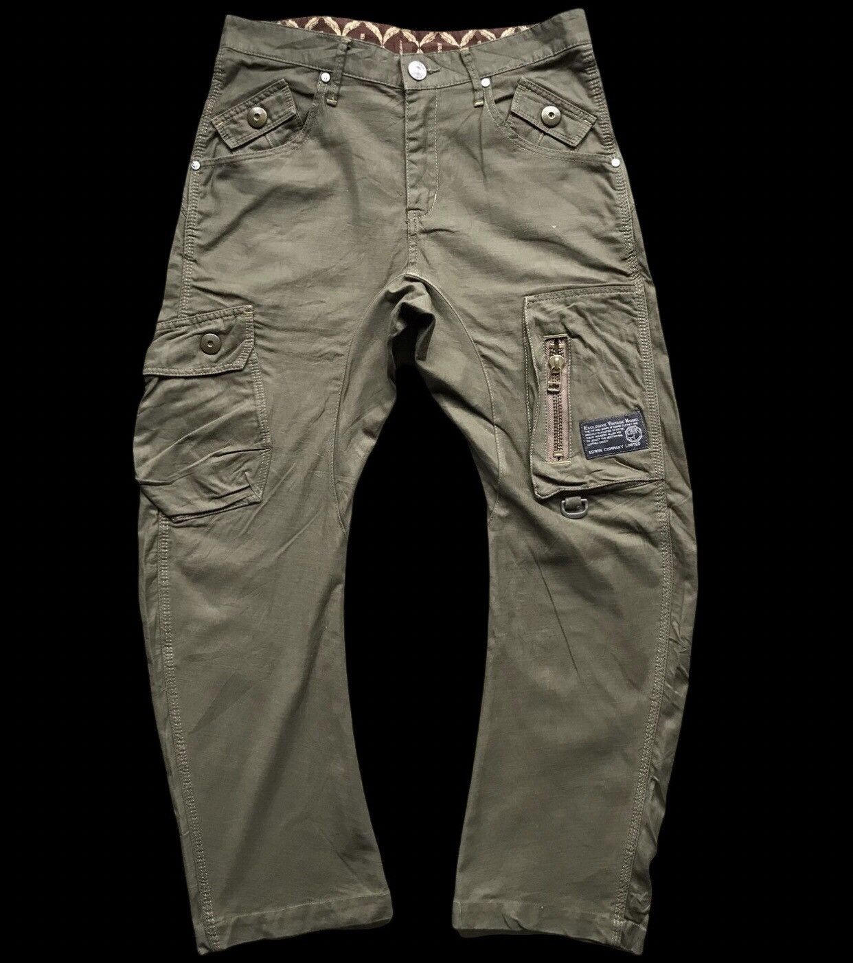 Edwin CP58 EDWIN Twisted Leg Cinch Back JLeg Cargo Pant Size US 29 - 2 Thumbnail