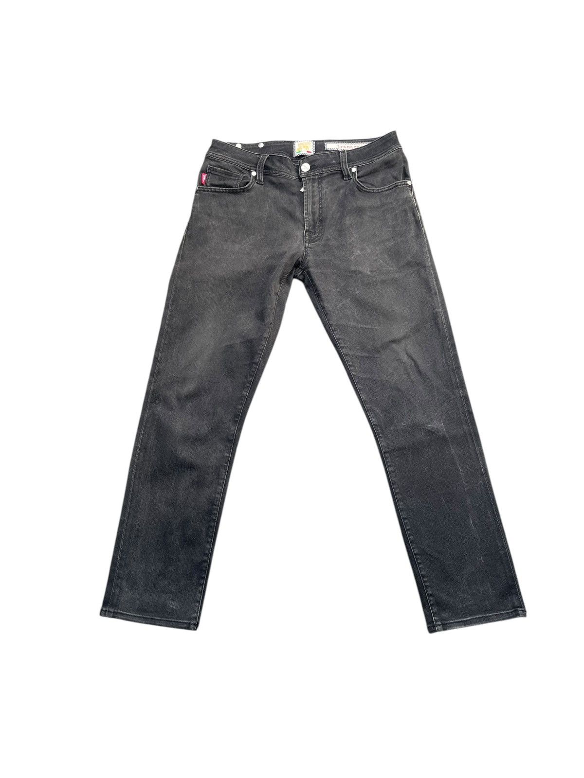 Designer Tramarossa black denim Size US 33 - 1 Thumbnail