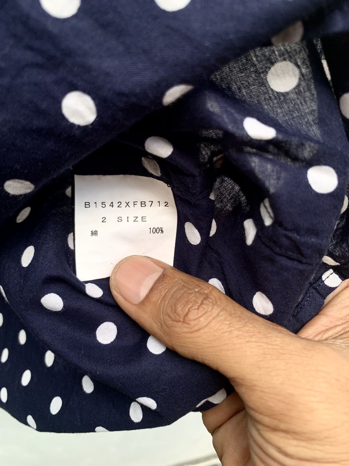 Frapbois Issey miyake frapbois polkadot button ups shirt Size US M / EU 48-50 / 2 - 8 Thumbnail