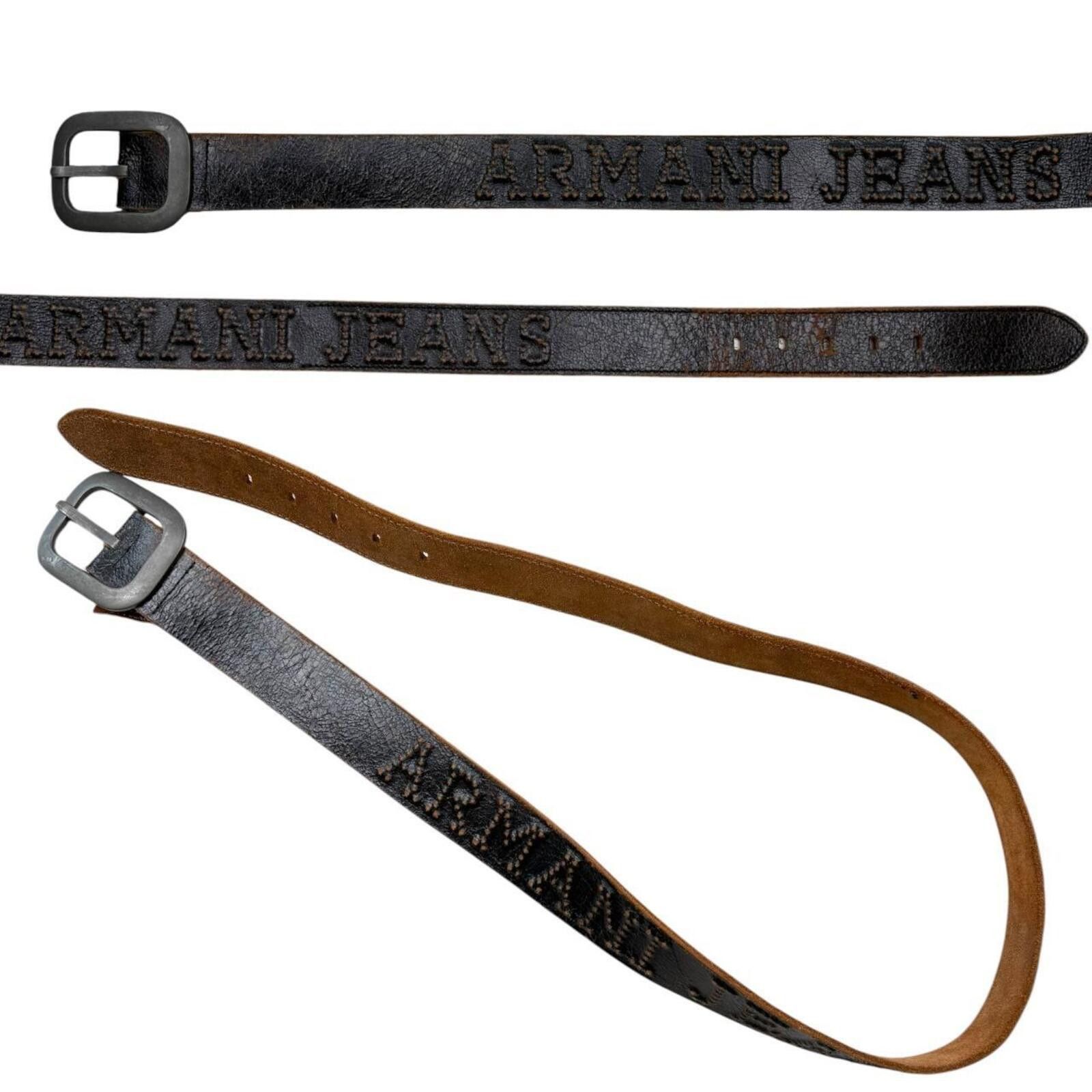 Emporio Armani 90’s Armani Jeans Belt Size ONE SIZE - 1 Thumbnail