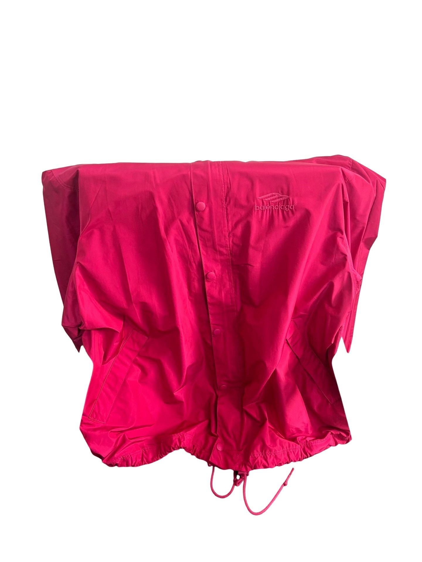 Balenciaga Balenciaga Pink Logo Windbreaker Jacket Size 36 Size XS / US 0-2 / IT 36-38 - 1 Thumbnail