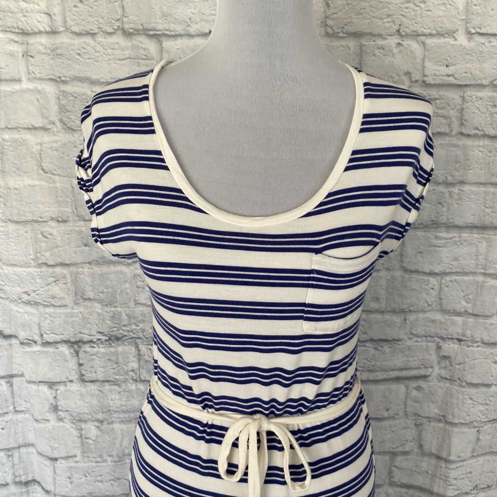 Old Navy Old Navy women S stripe short sleeve scoopneck shirt dress Size S / US 4 / IT 40 - 3 Thumbnail
