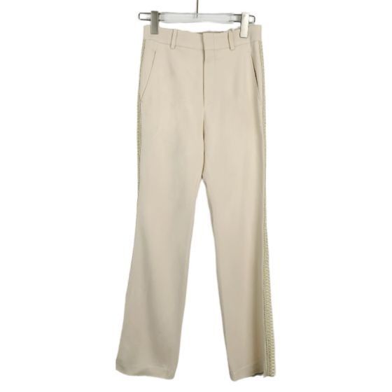 Gucci Gucci Womens Apricot Pink Braided Design Mid-Waist Casual Pa Size 36" / US 14 / IT 50 - 1 Thumbnail