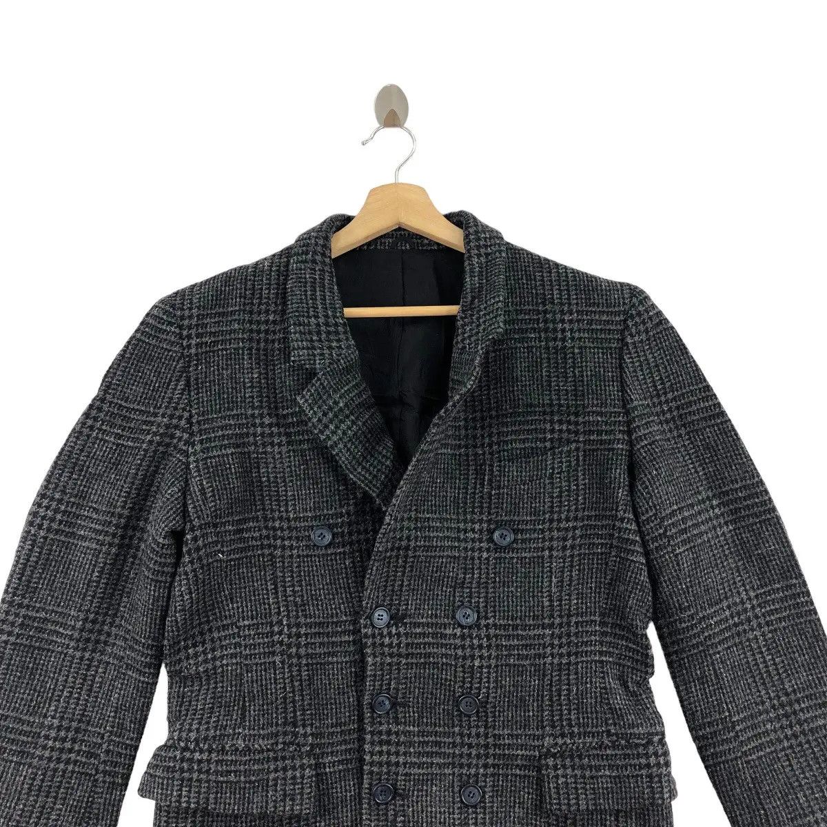 Vintage Vtg AZUR FEMME JAPAN Peacoat Double Breasted Coat Blazer Size S / US 4 / IT 40 - 2 Thumbnail