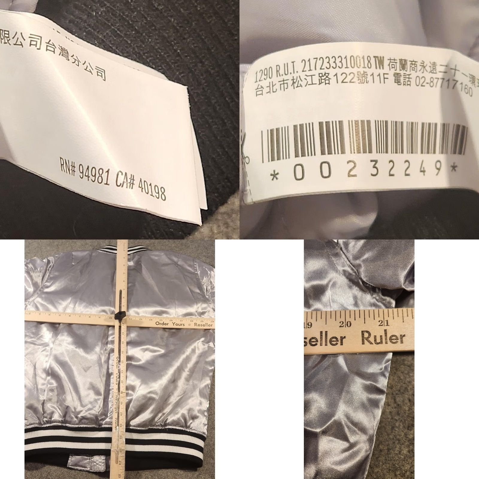 Forever 21 VINTAGE Forever 21 Bomber Jacket Womens Large Silver Space Babe Rocket Shirt Size L / US 10 / IT 46 - 8 Thumbnail