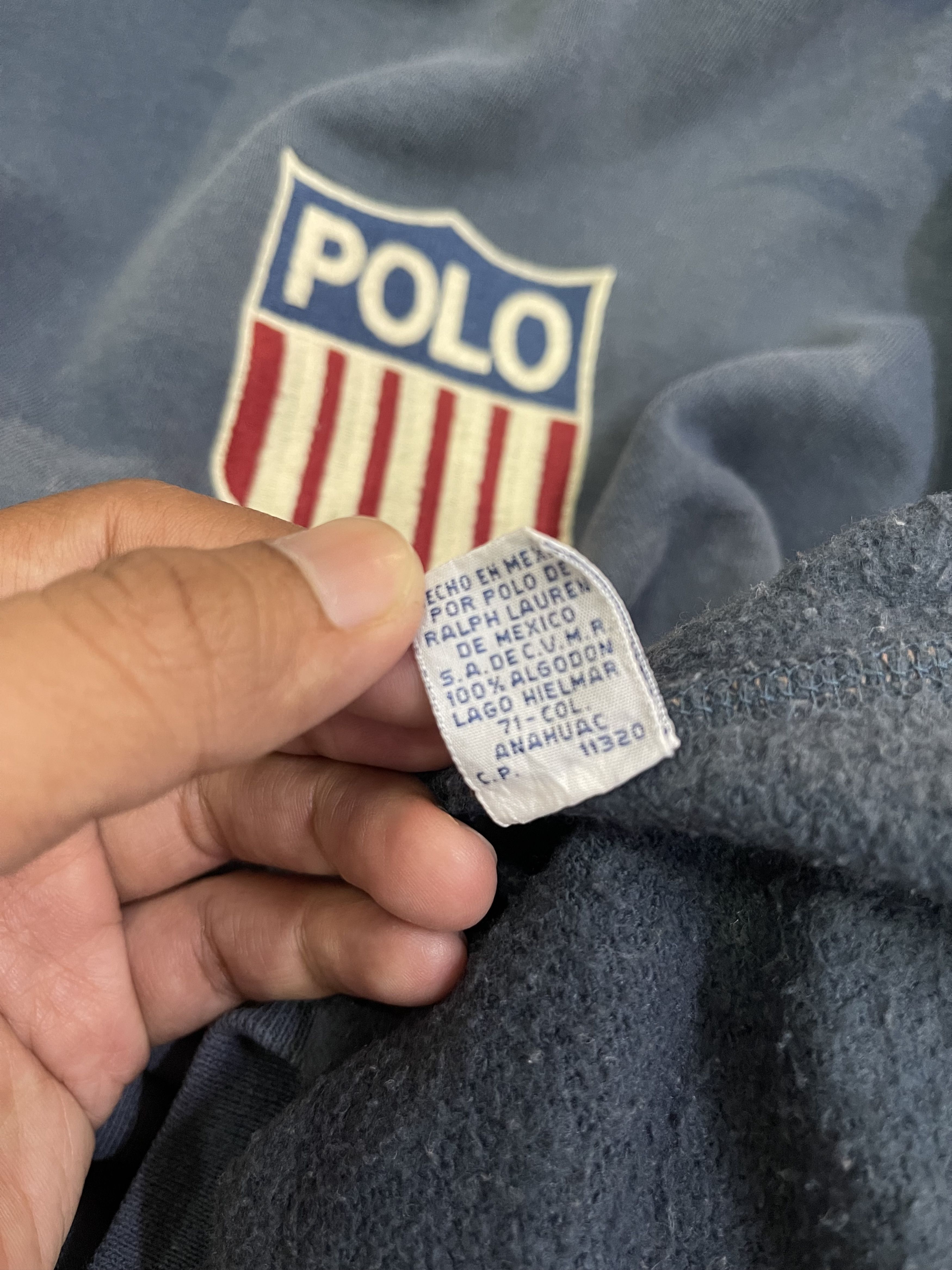 Polo Ralph Lauren × RRL Ralph Lauren × Vintage Vintage Polo K Swiss Hoodie Faded of the day Travis Scott Size US L / EU 52-54 / 3 - 8 Thumbnail