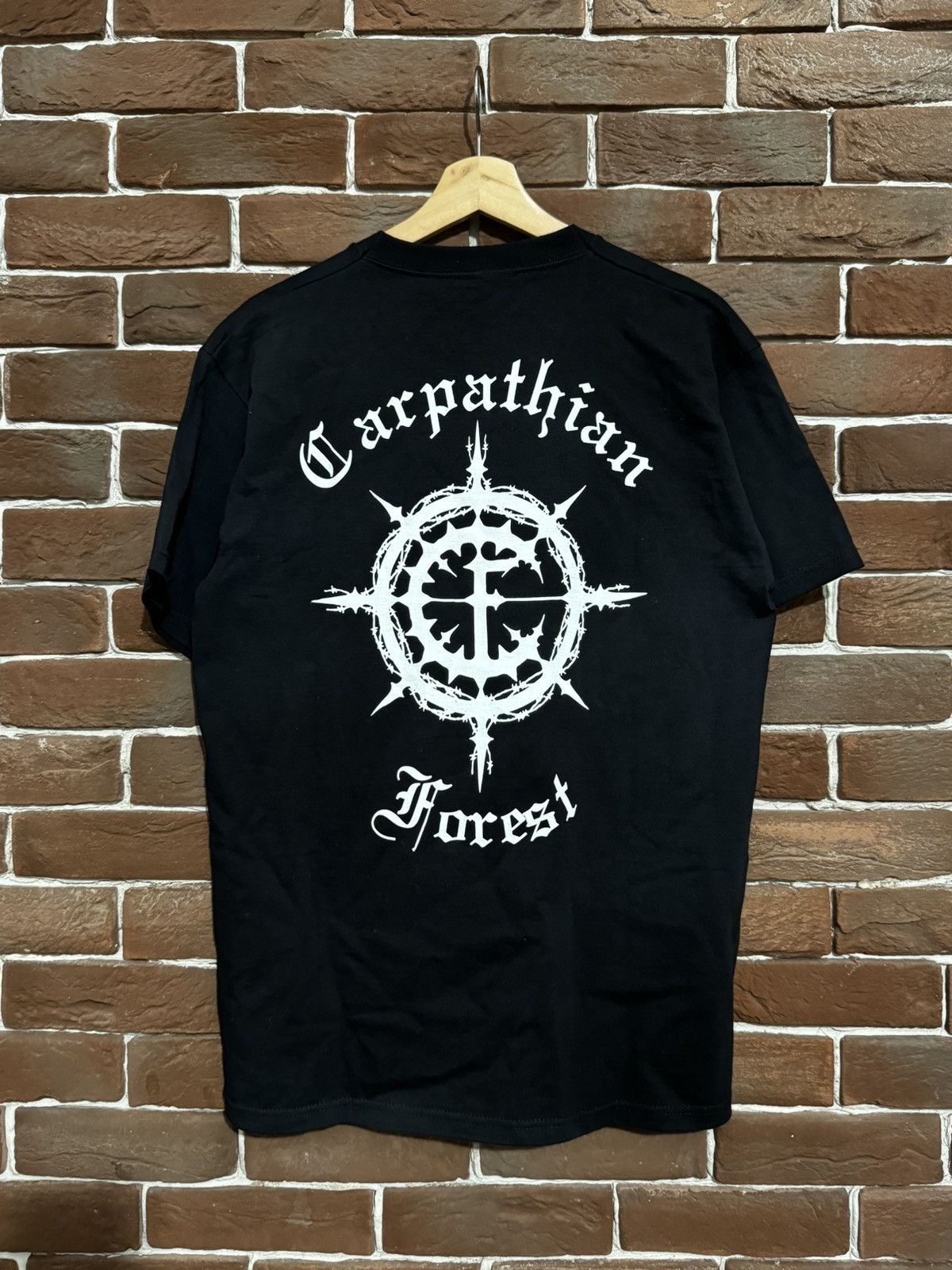 Band Tees 00s Vintage Carpathian Forest Logo Black Metal Band Tshirt L Size US L / EU 52-54 / 3 - 2 Thumbnail