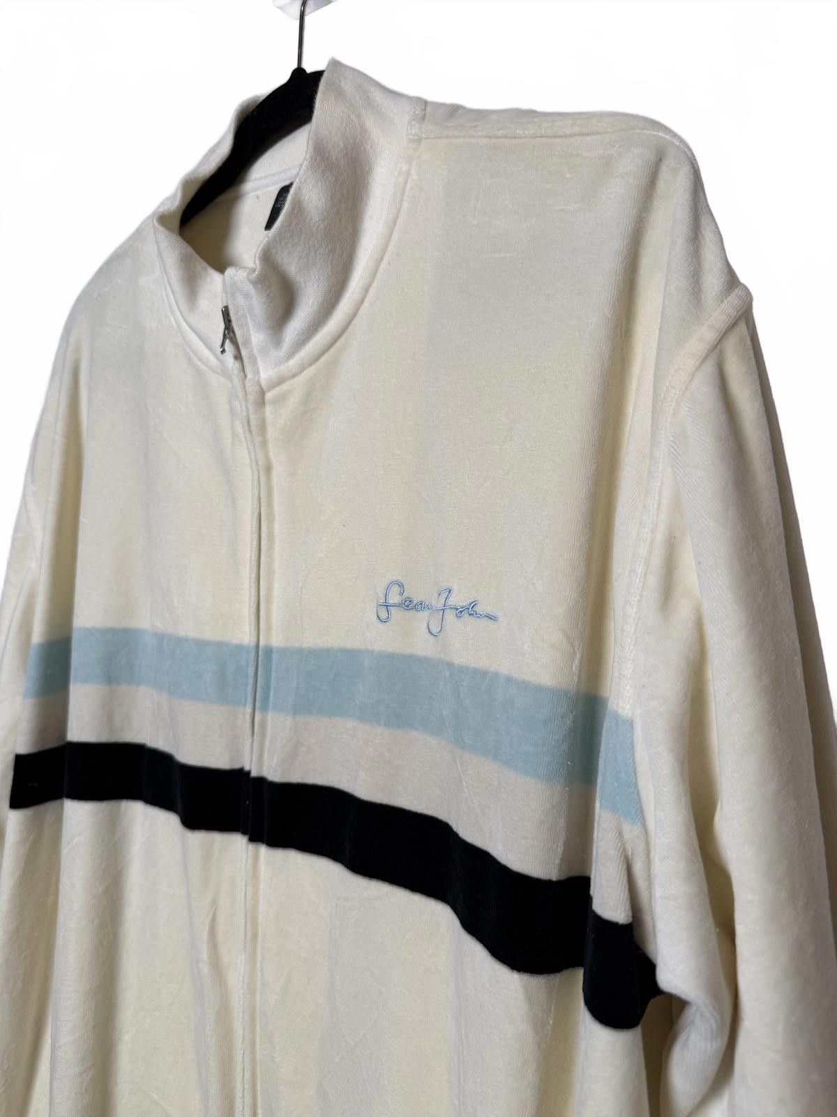 Sean John y2k 2000s Sean John Men's Velour Track Jacket Size US XL / EU 56 / 4 - 1 Thumbnail