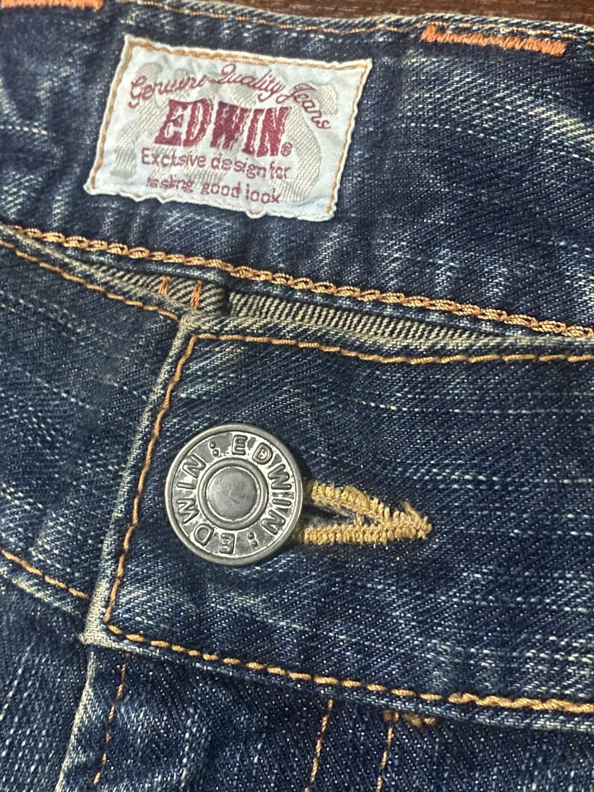 If Six Was Nine Japanese Edwin Exclusive Flared Distressed Jeans wide leg Size US 39 - 8 Thumbnail