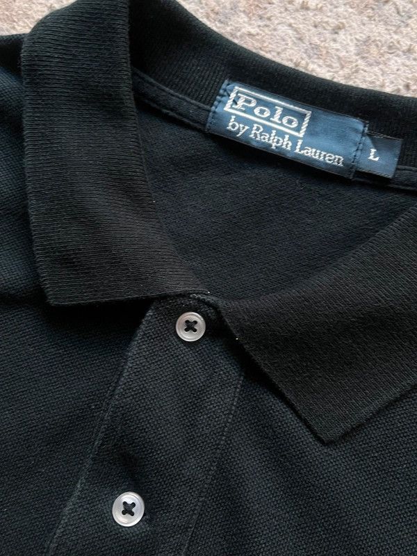 Polo Ralph Lauren Polo Ralph Lauren Black Red Small Pony Polo Shirt Sz L Size US L / EU 52-54 / 3 - 4 Thumbnail