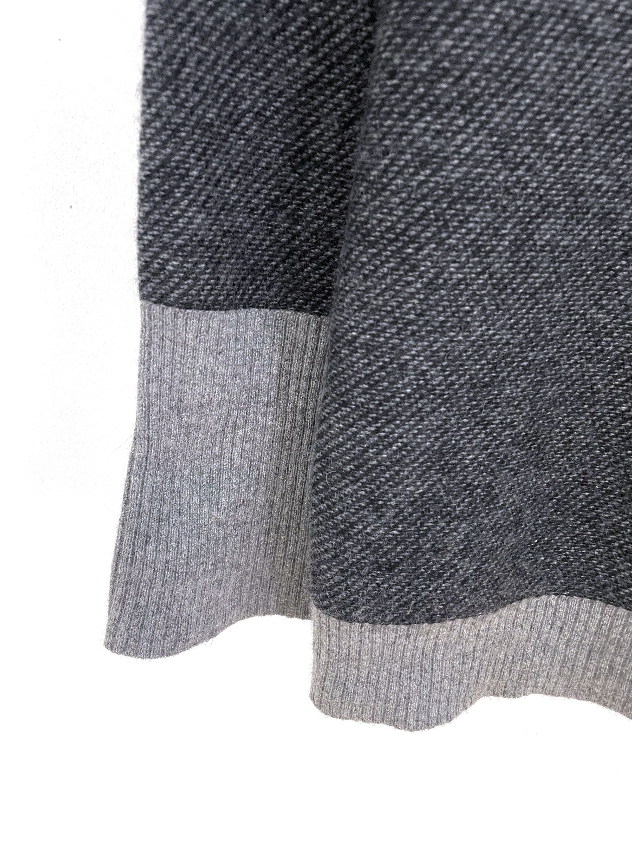 Yohji Yamamoto 2 Tone Cashmere Sweater Size US L / EU 52-54 / 3 - 8 Thumbnail