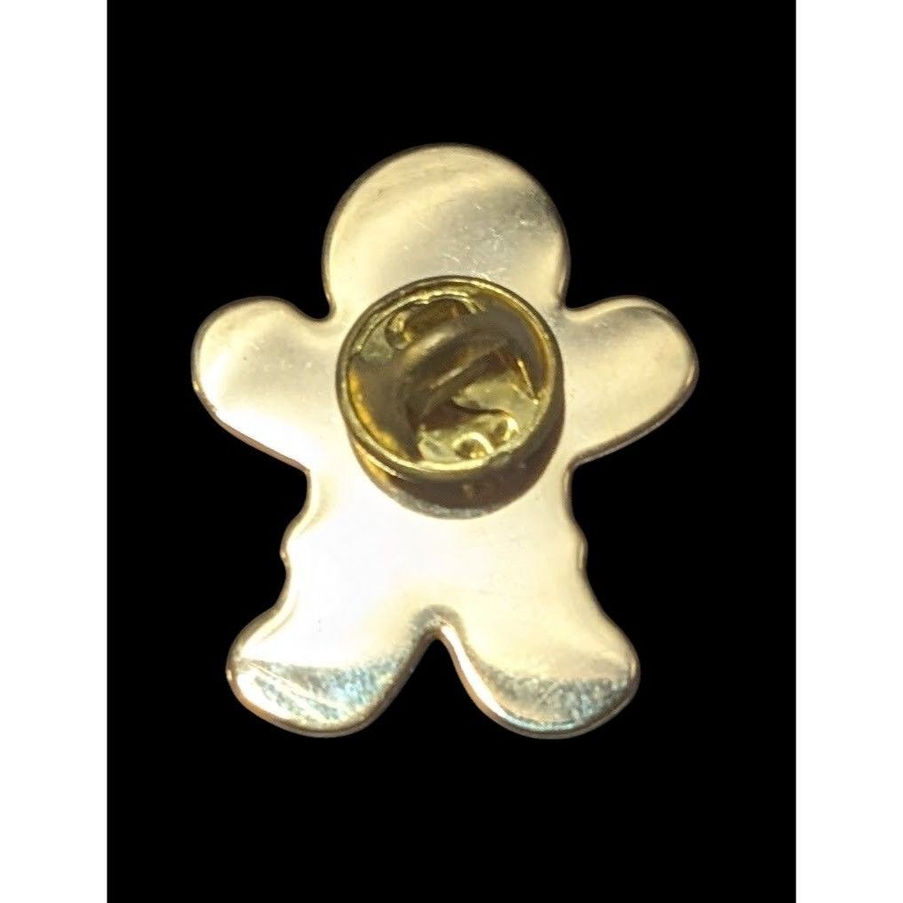 Other Festive Gingerbread Man Holiday Lapel Pin Size ONE SIZE - 3 Thumbnail