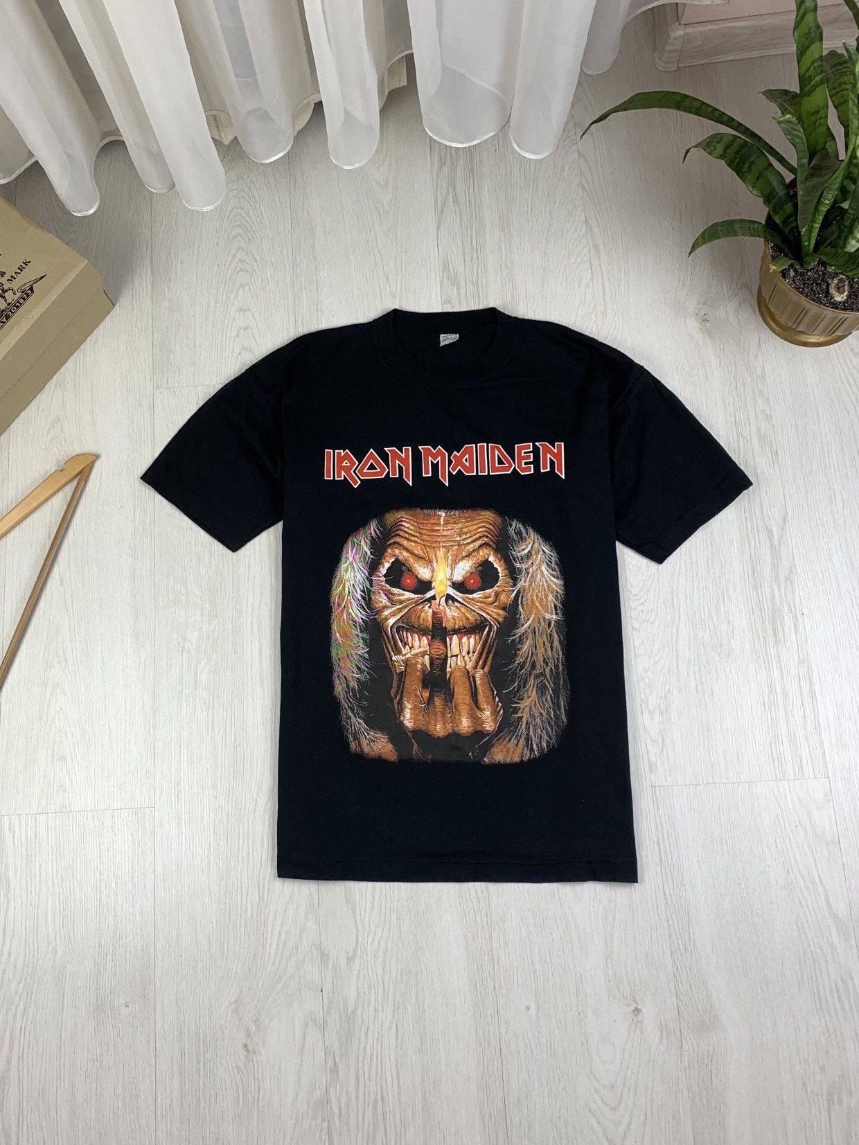 Vintage Iron Maiden Vintage T-Shirt Black Size M Size US M / EU 48-50 / 2 - 1 Thumbnail