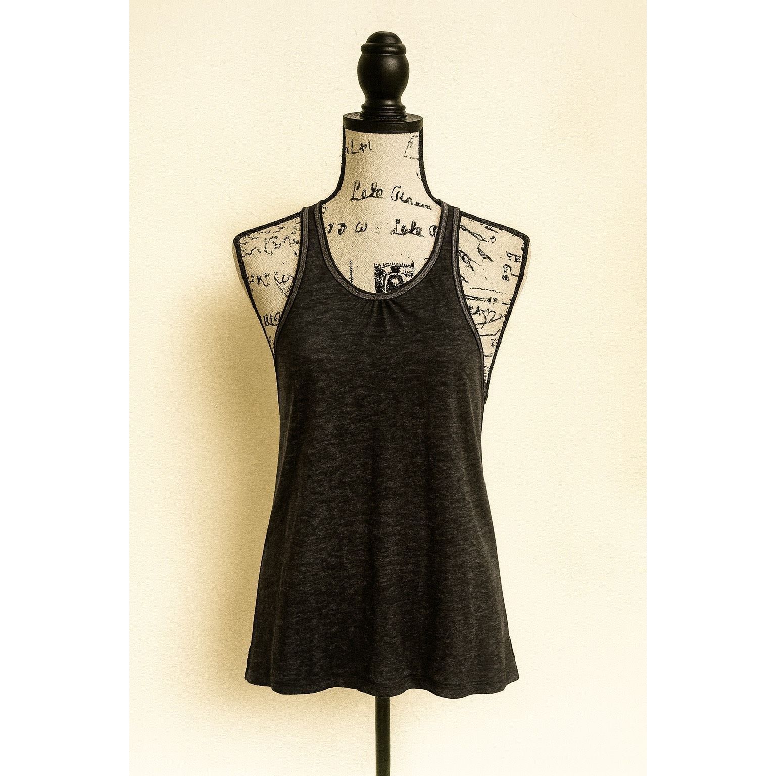 Mossimo Mossimo Black Draped Open Back Tank Top Size S Size S / US 4 / IT 40 - 1 Thumbnail