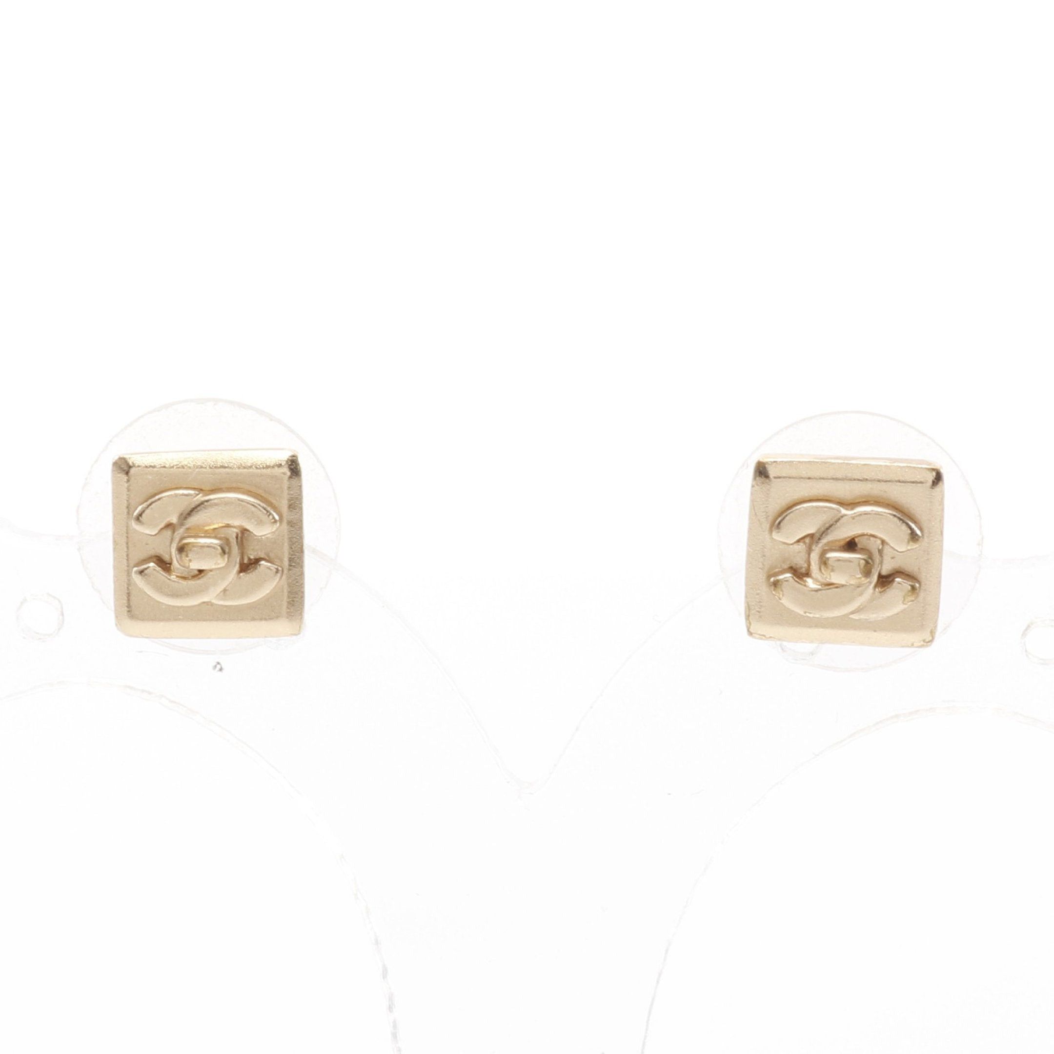 Chanel Chanel Coco Mark Earrings Gp Gold 02A Size ONE SIZE - 1 Thumbnail
