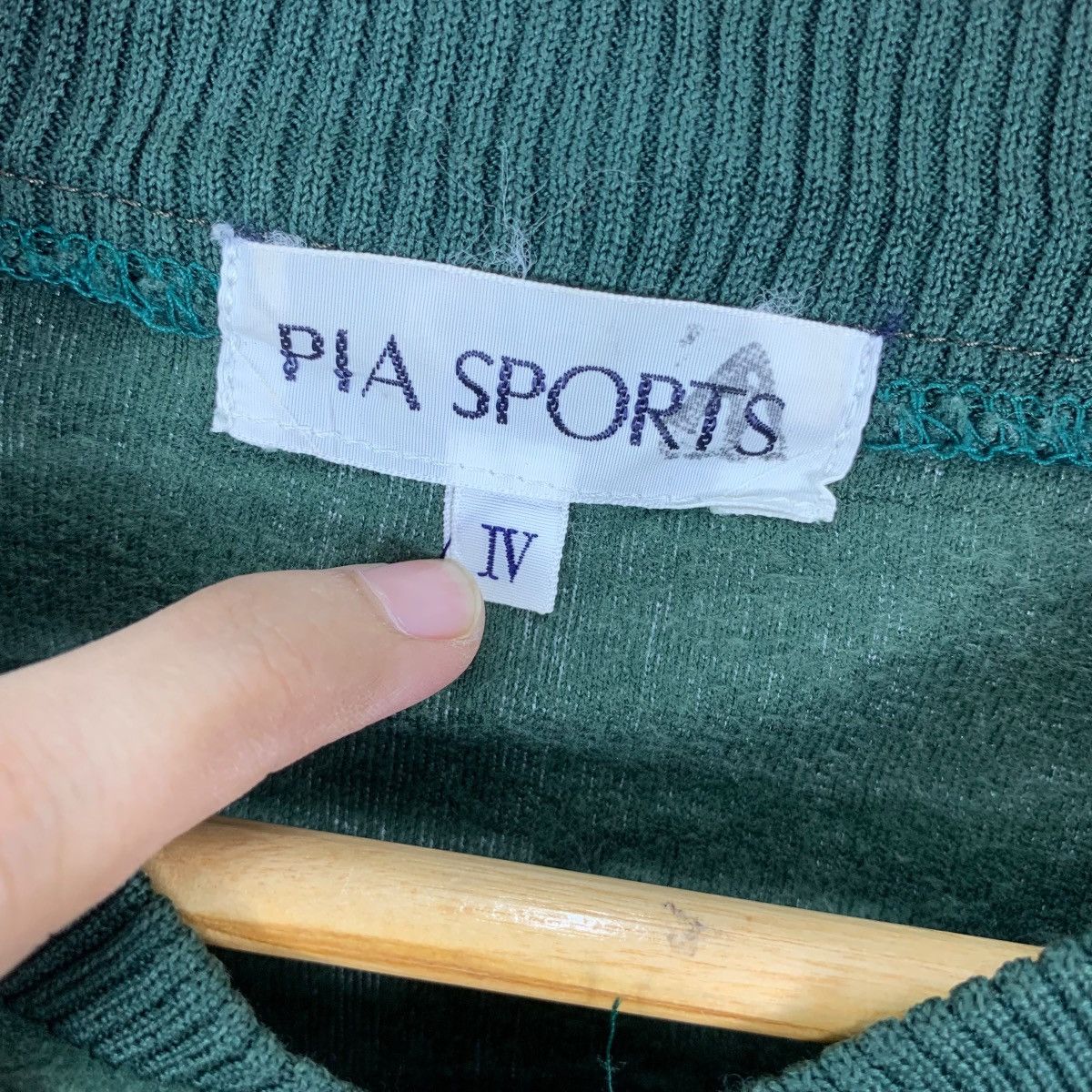 Vintage Vintage PIA SPORTS Half Zipper Fleece Crest Embroidered Logo Size M / US 6-8 / IT 42-44 - 8 Thumbnail