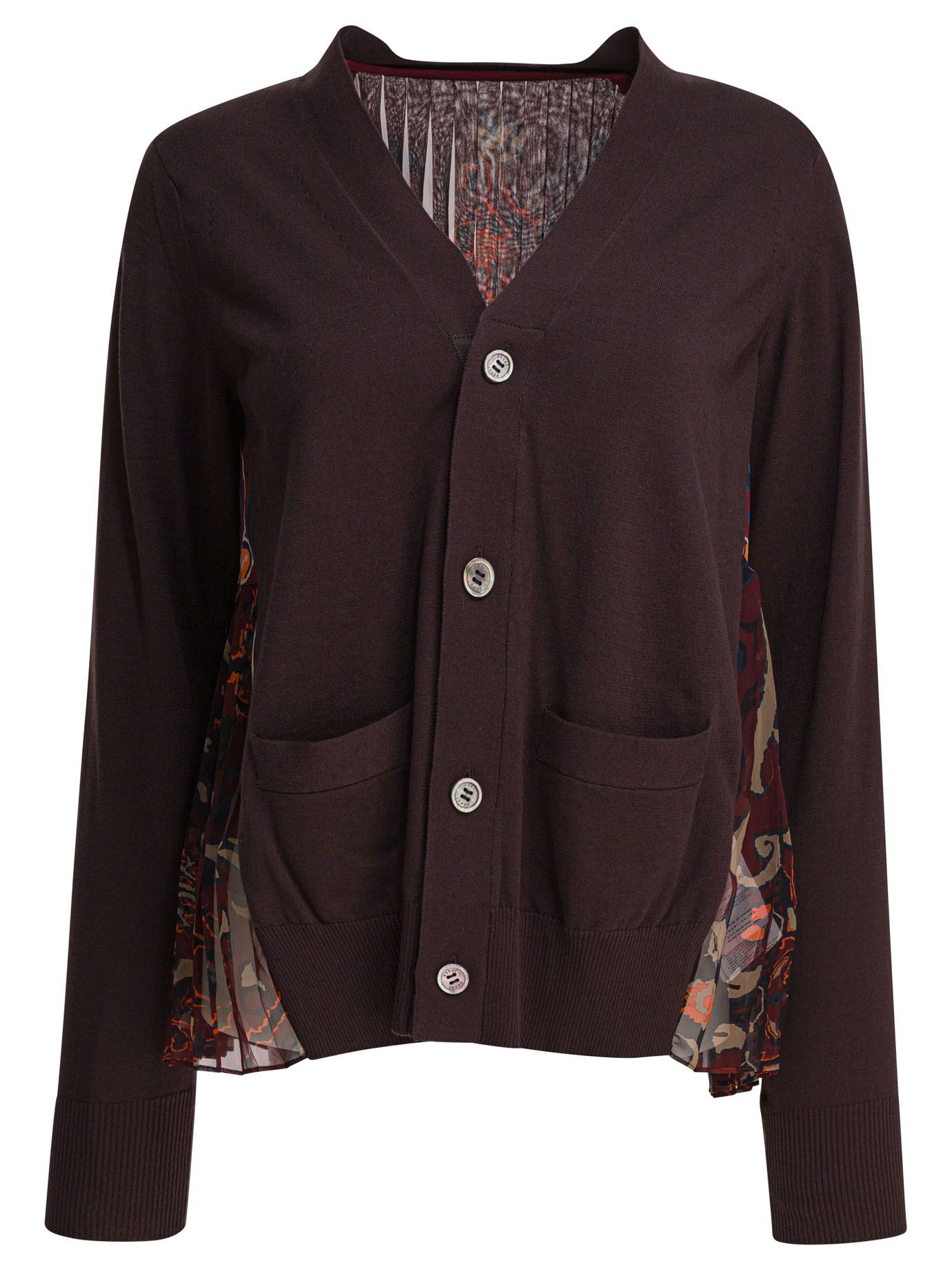 Sacai Sacai Cardigan With Floral Print tag size 2 Women - USA Duties Paid Size M / US 6-8 / IT 42-44 - 1 Thumbnail