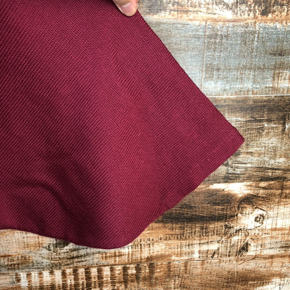 Vintage Japan vintage cardigan Maroon Kimono #A2487 Size US L / EU 52-54 / 3 - 10 Thumbnail