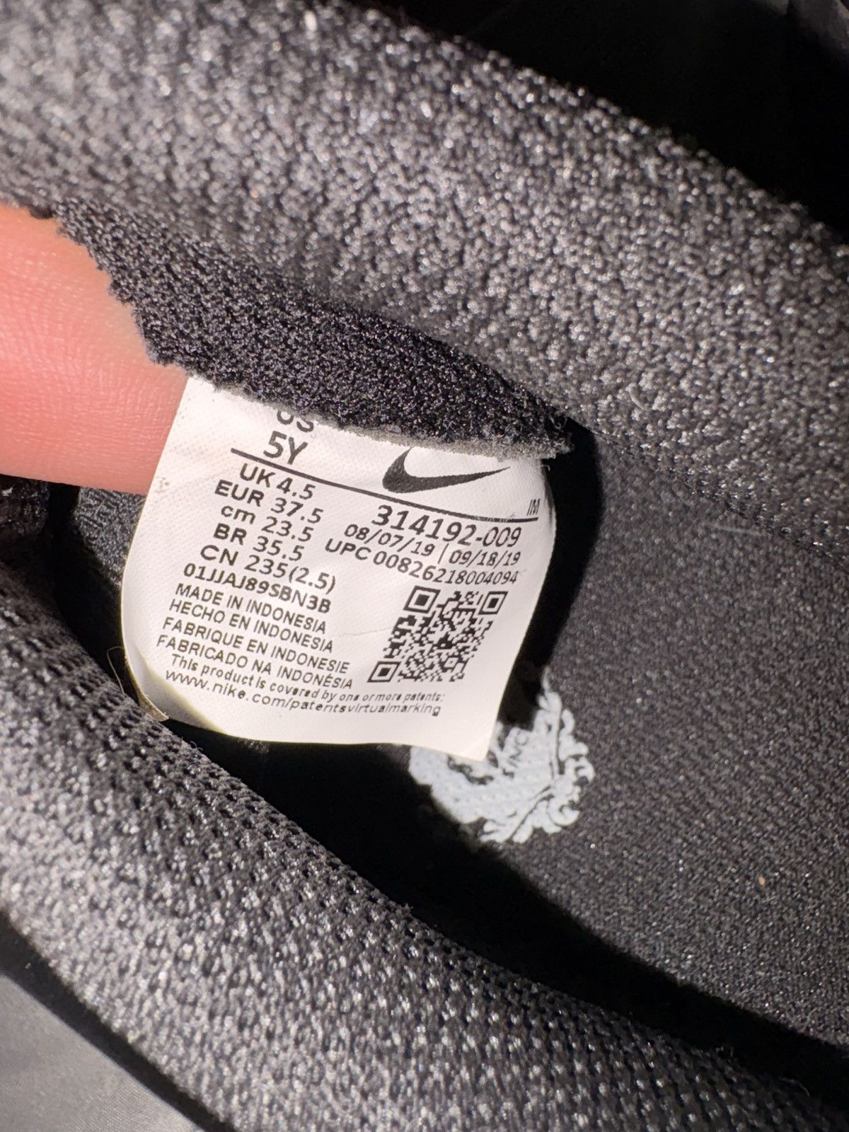 Nike Black air force 1s Size US 5 / EU 37 - 5 Thumbnail