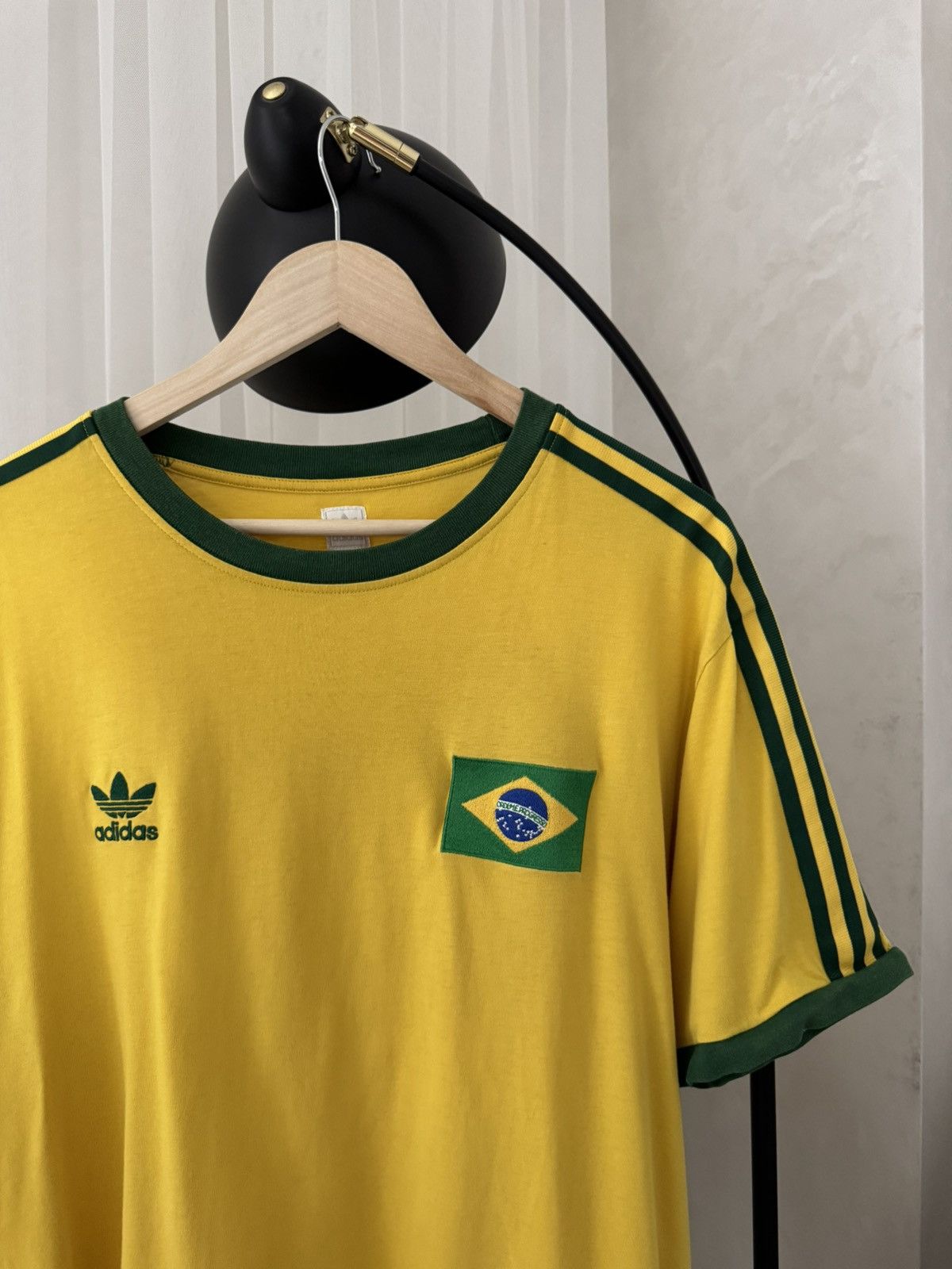 Adidas Adidas Brazil 2005 Fifa World Cup Vintage Blockcore Jersey Size US L / EU 52-54 / 3 - 5 Thumbnail
