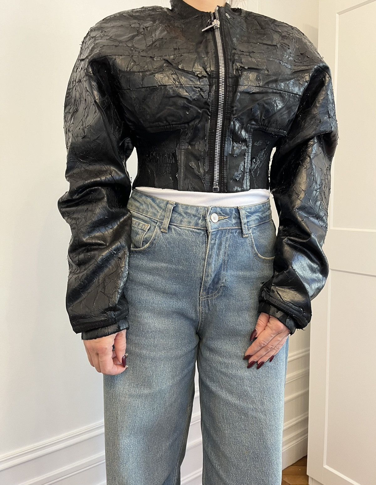 Rick Owens Drkshdw Rick Owens DRKSHDW Collage bomber jacket 2024 Size S / US 4 / IT 40 - 2 Thumbnail