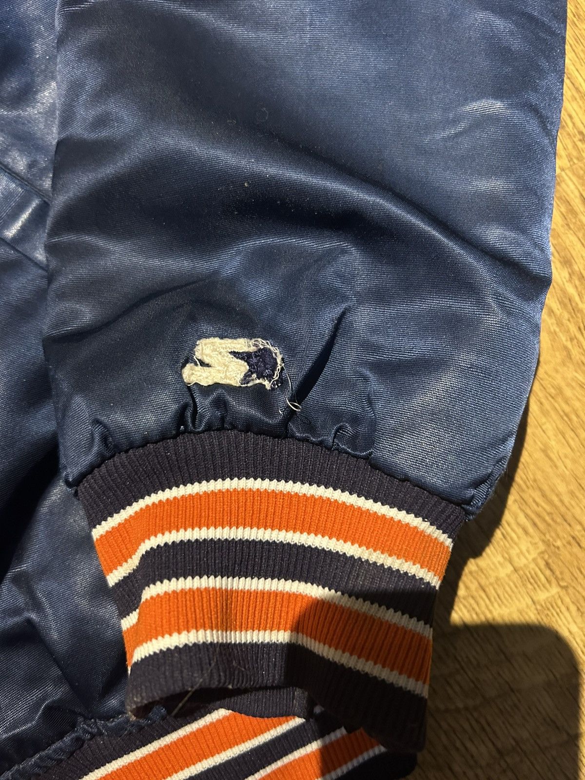 Starter Vintage Detroit Tigers Satin Bomber Jacket 90s MLB Diamond Size US L / EU 52-54 / 3 - 5 Thumbnail