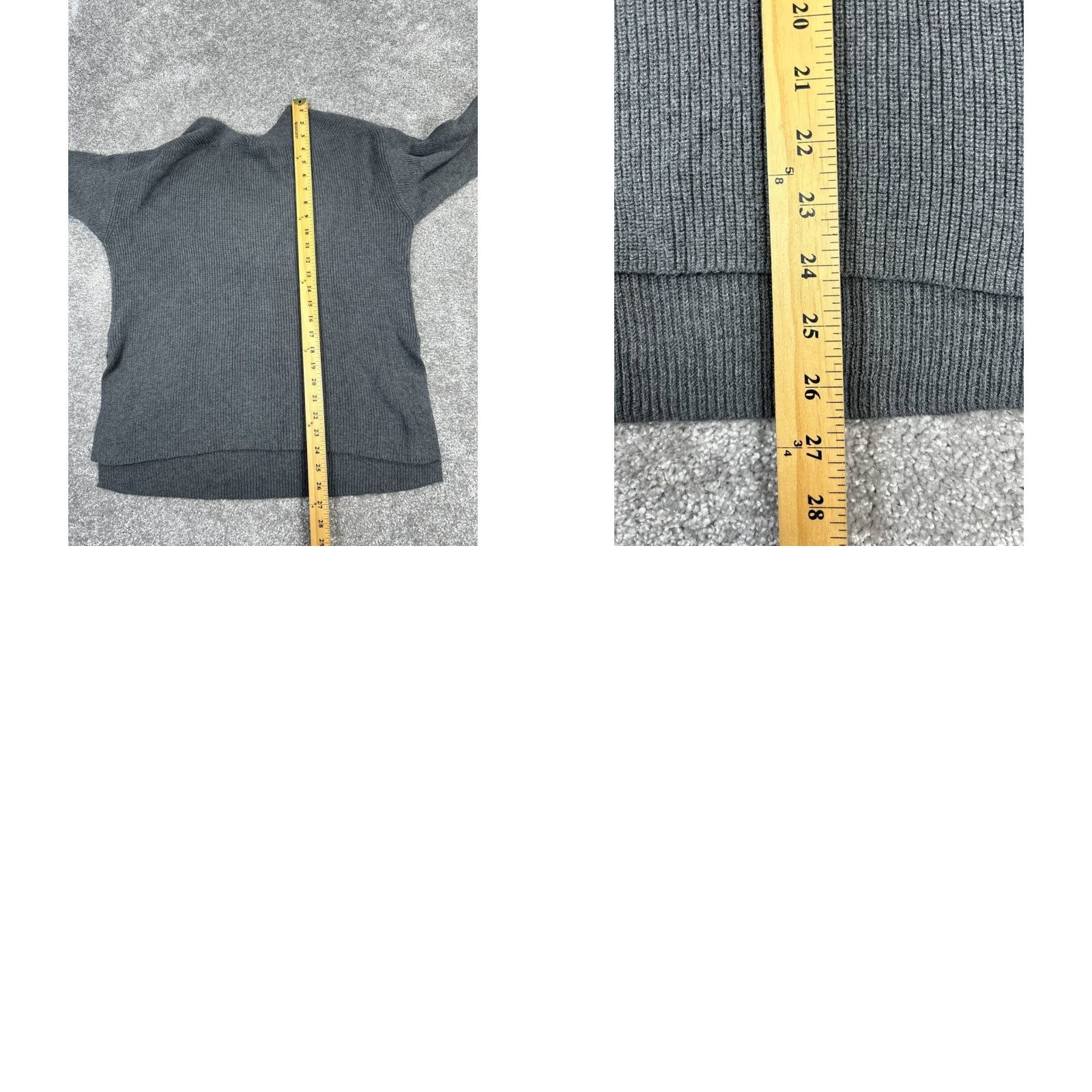 Everlane Everlane Sweater Womens Medium Gray Cotton Knit Pullover Pullover Casual Knit Shirt Pullover Mens Womens - Size M / US 6-8 / IT 42-44 - 8 Thumbnail
